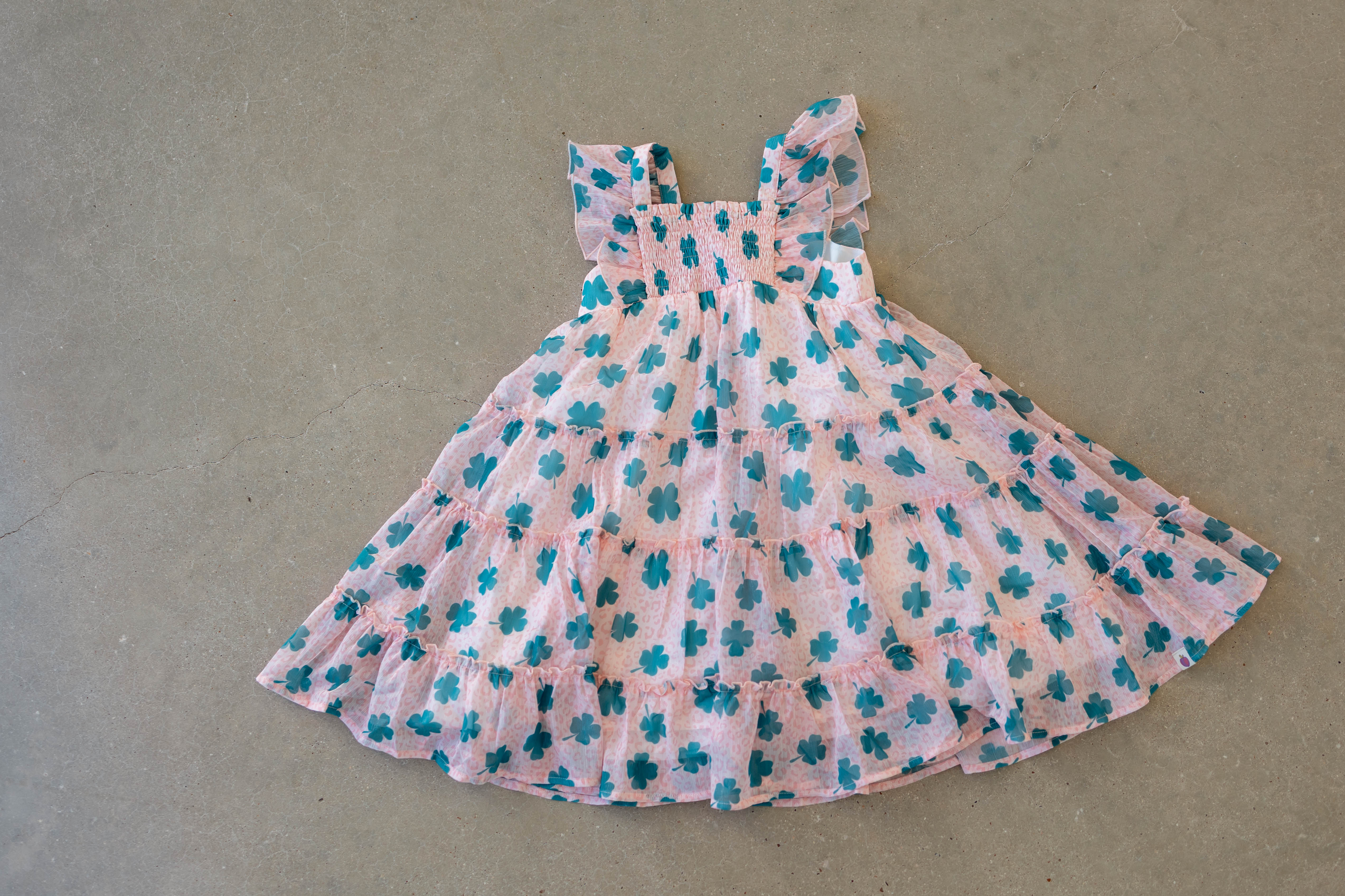 Brielle Shimmer Dress - Lucky Leopard