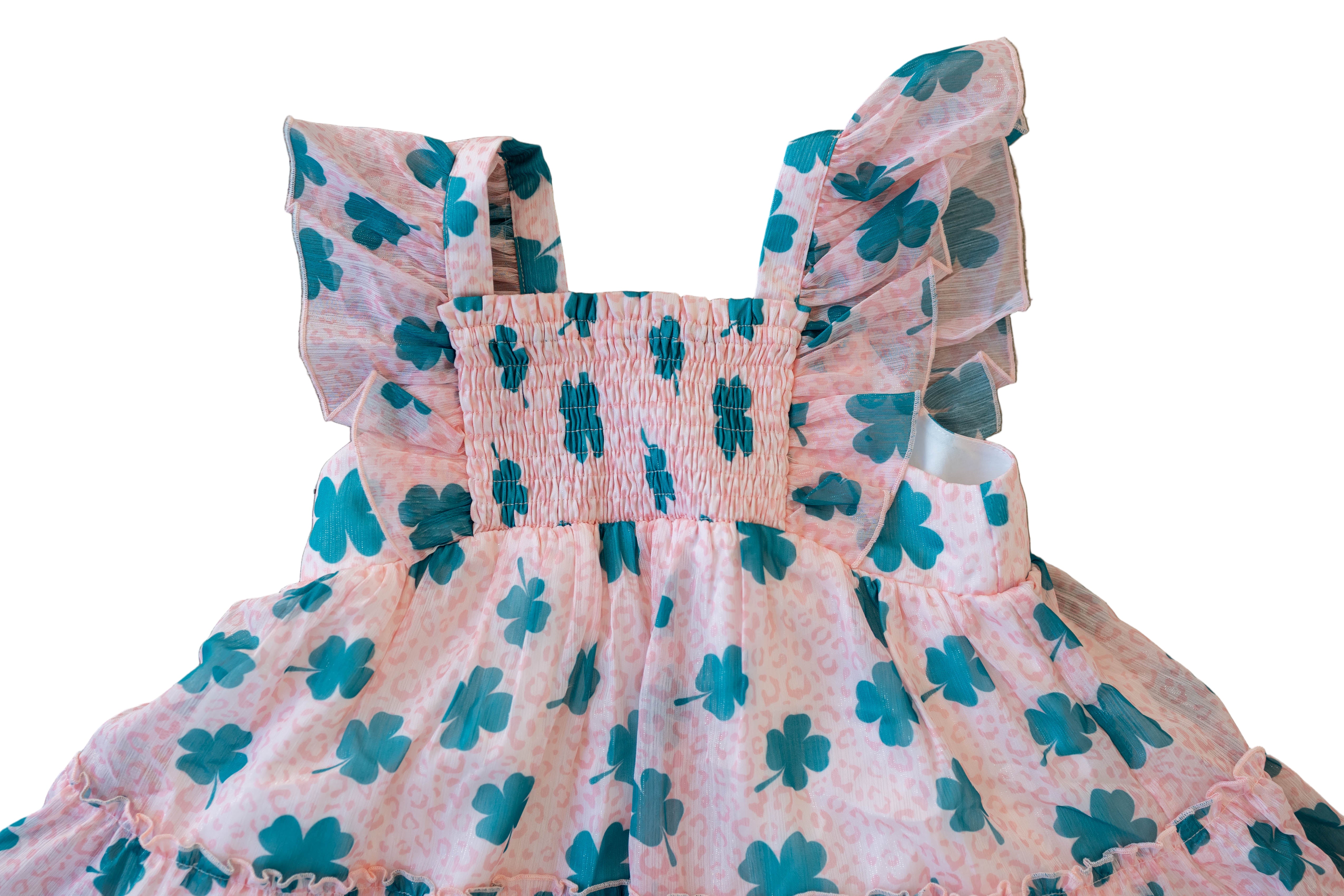 Brielle Shimmer Dress - Lucky Leopard