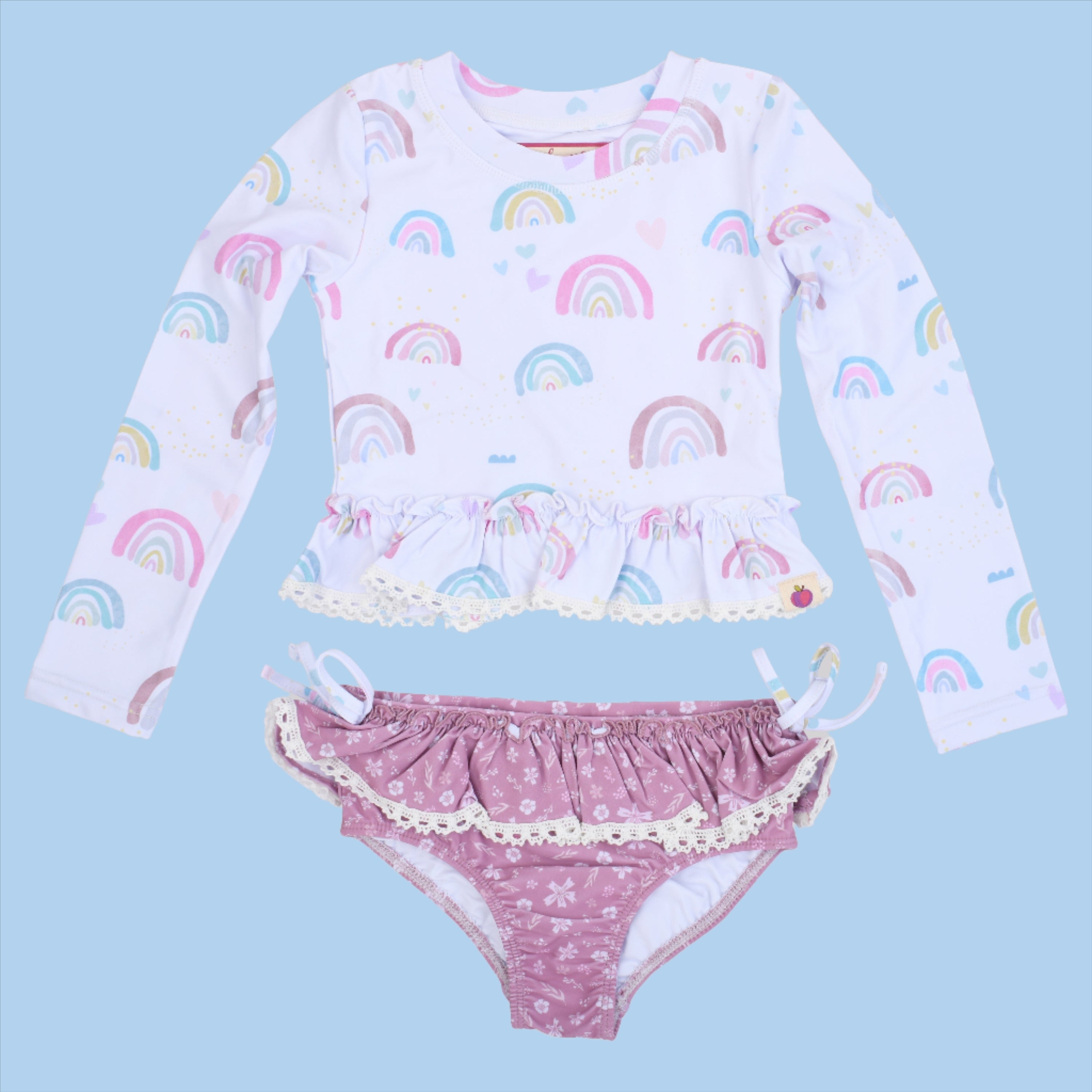 Rashguard Swimsuit - Over the Rainbow