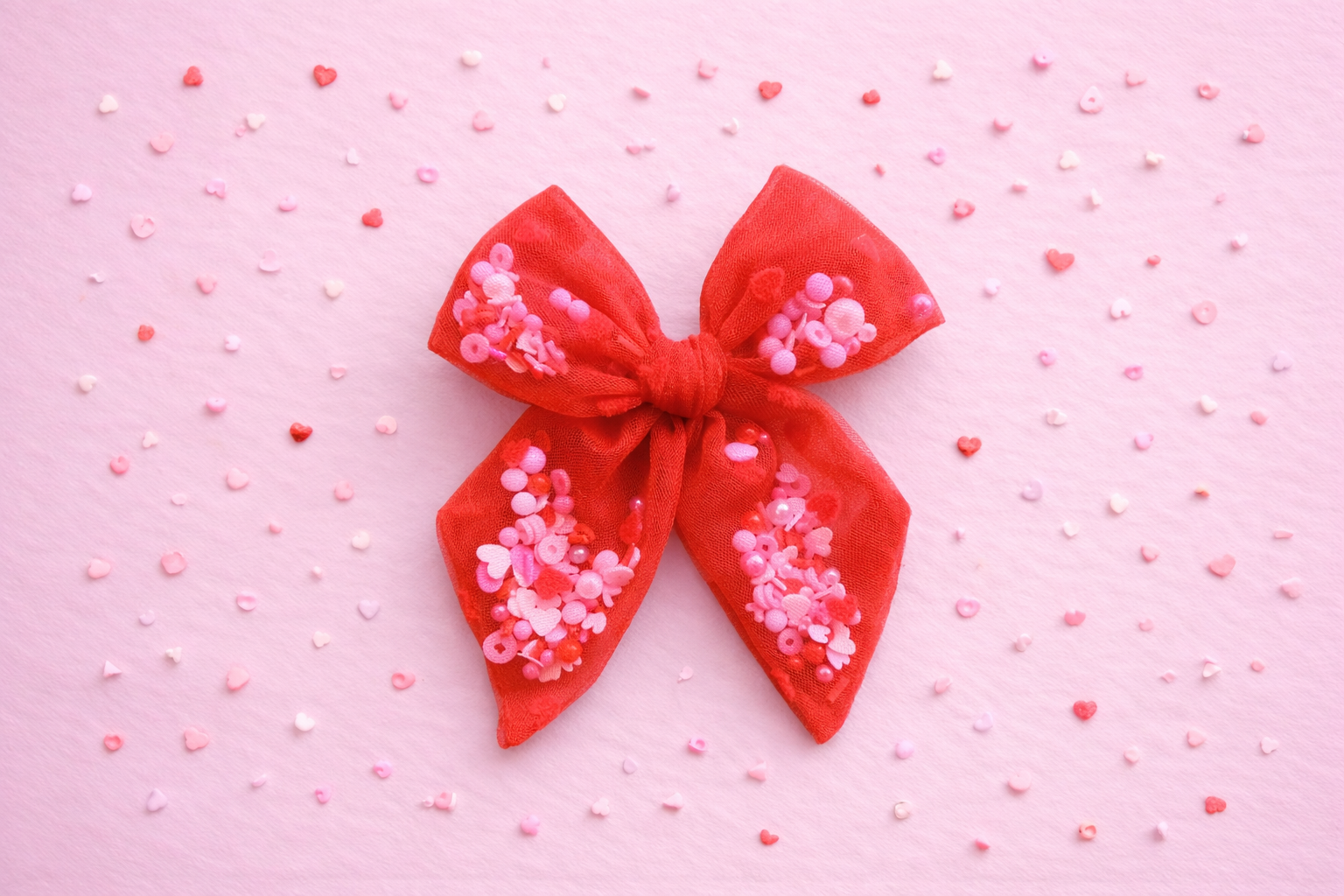 Mesh Shaker Bow - Darling