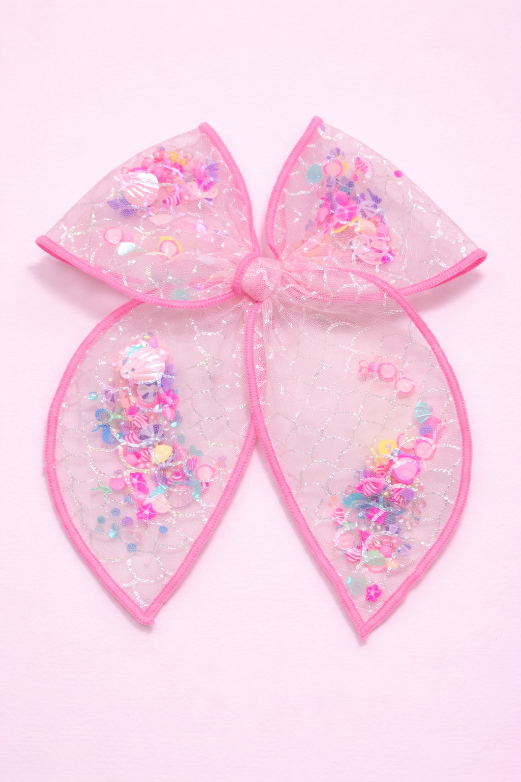 Mesh Shaker Bow - Mermaid Splash