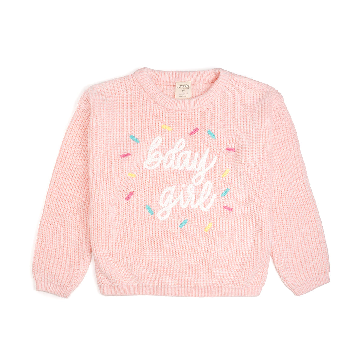 Sweet Wink Sweater - Birthday Girl Sprinkle