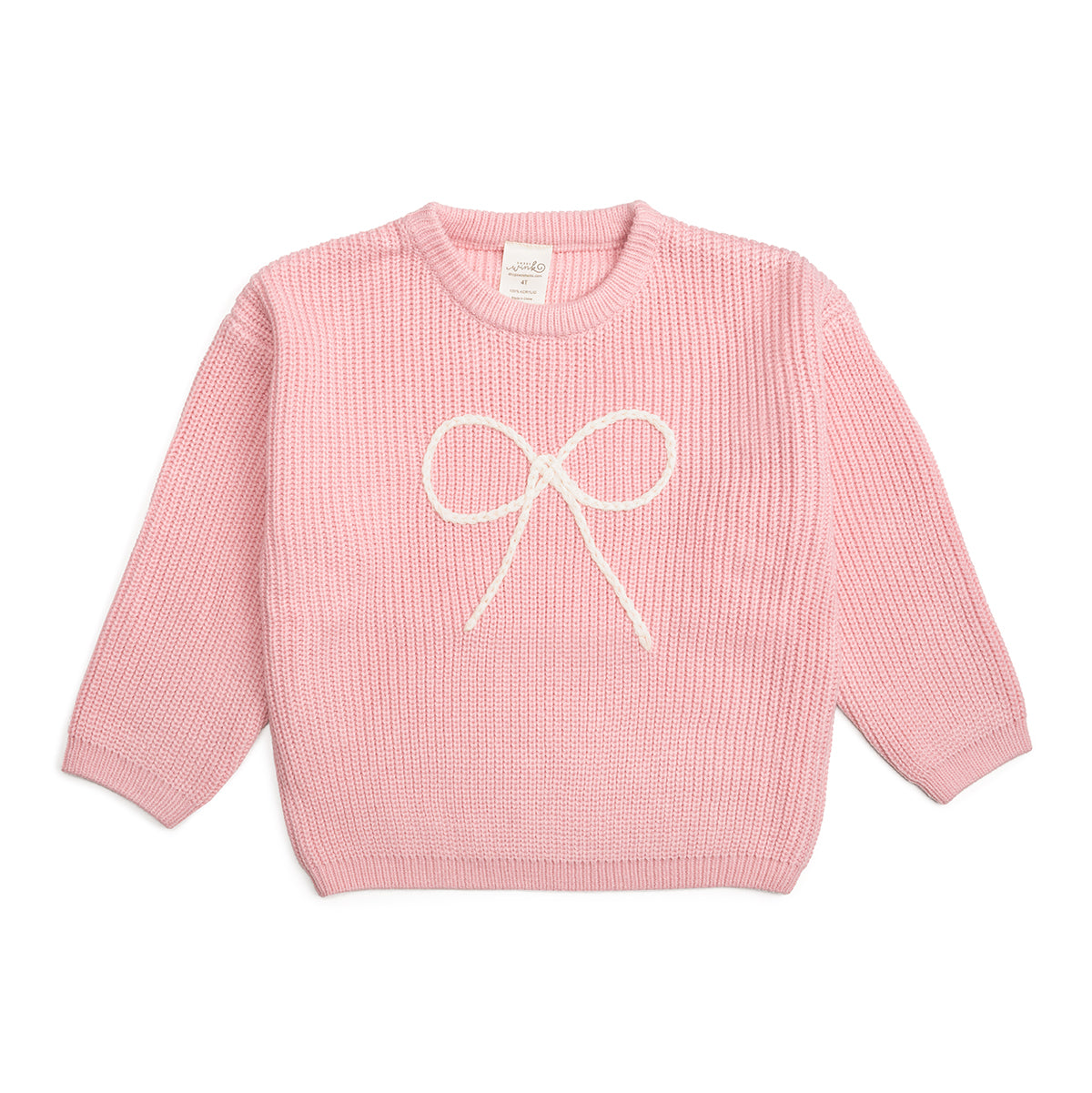 Sweet Wink Sweater - Bow Yarn Knit
