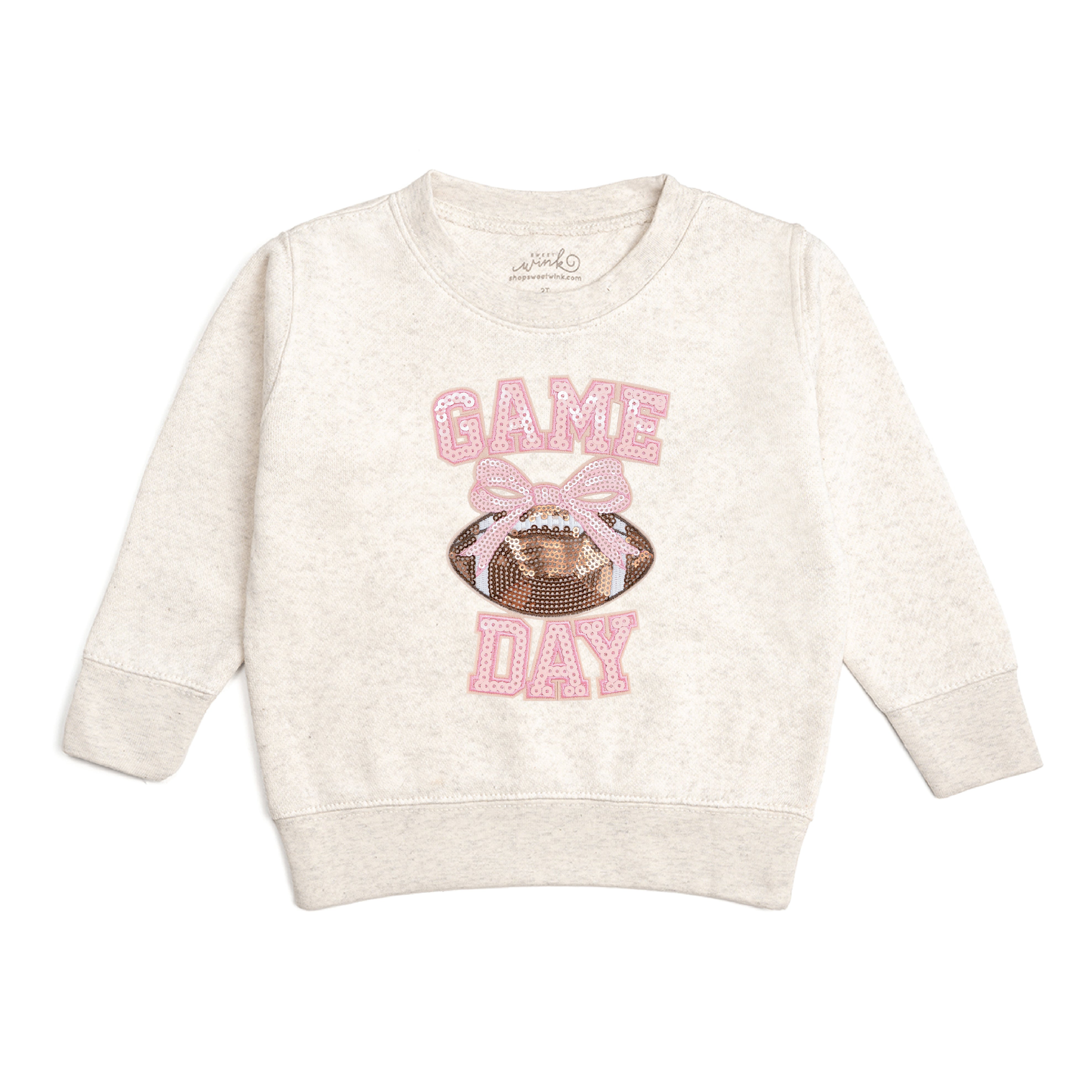 Sweet Wink Sweatshirt - Game Day Sequin Patch