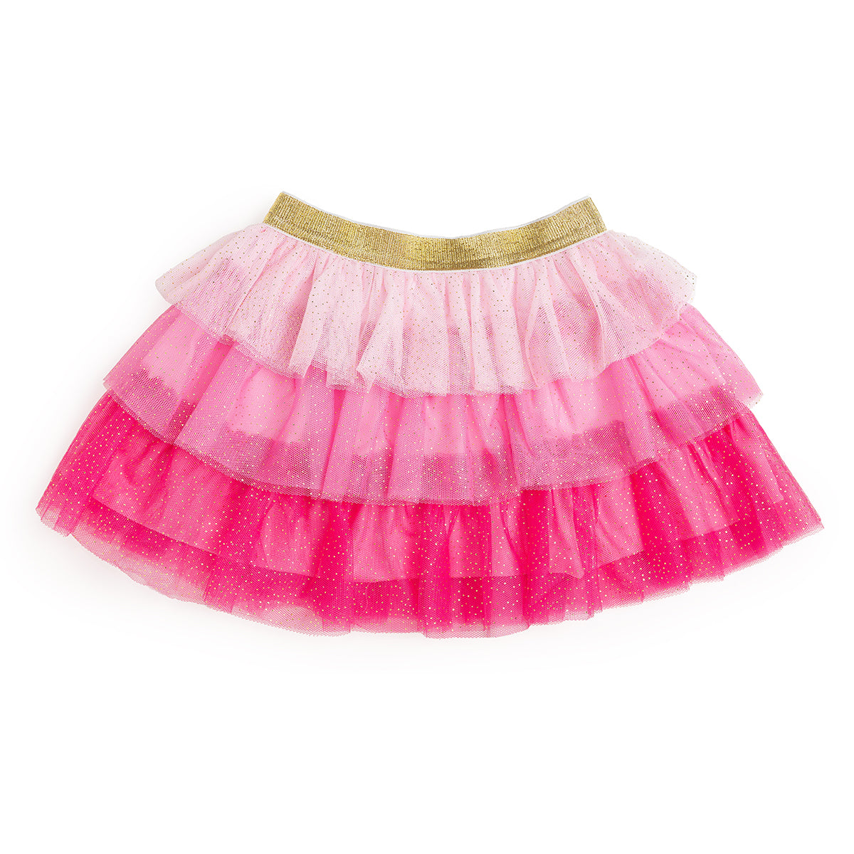 Hot offers Pink Gold Long Tutu Skirt Kids Girls