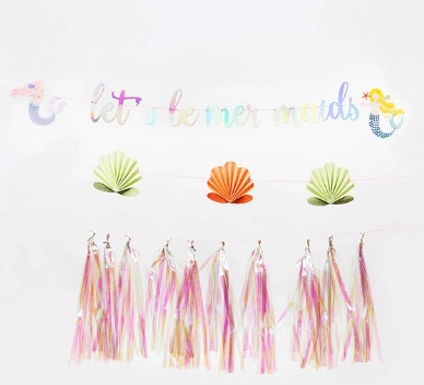 Mermaid Birthday Garland