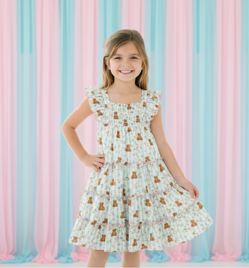 Brielle Dress - Teddy Blossom