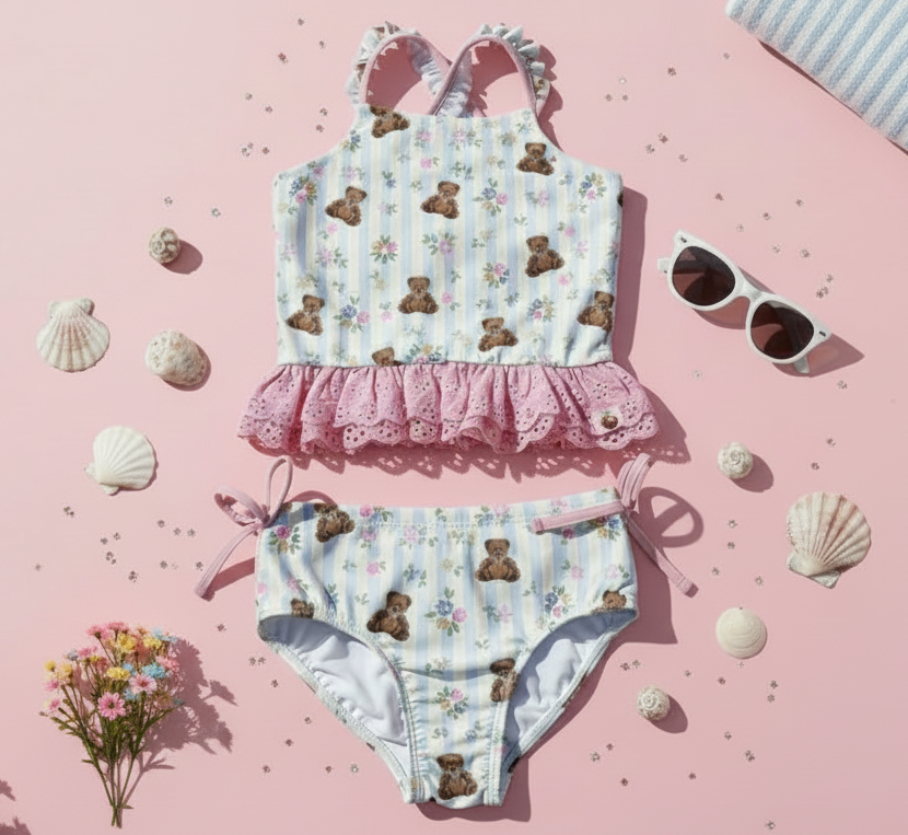 Selah Tankini Swimsuit - Teddy Blossom