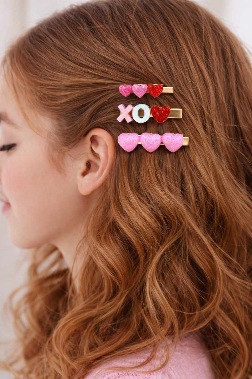 Cupid's Crush Hair Clip Set