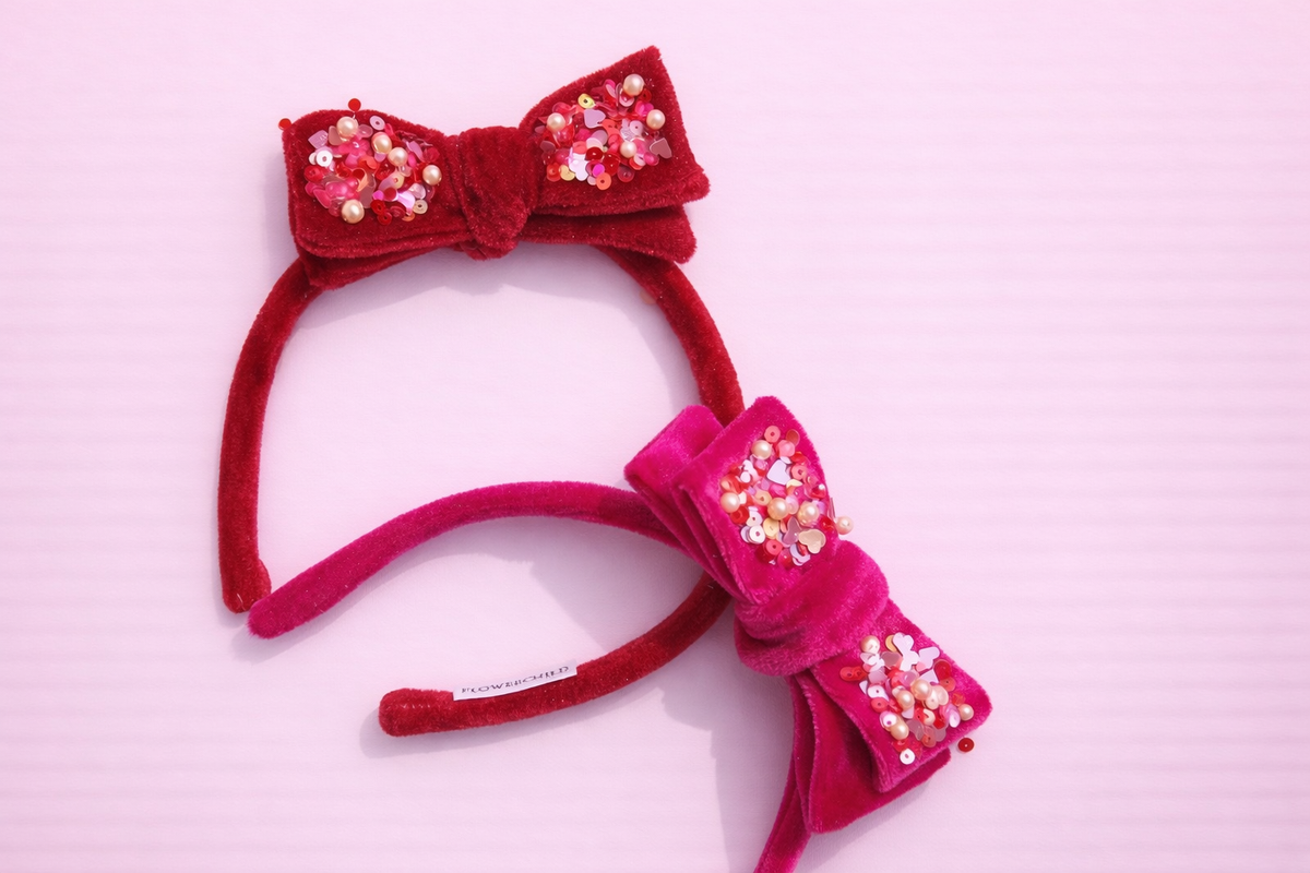 Velvet Headband - Love & Luxe (Multiple Colors) – Cheeky Plum display picture 3