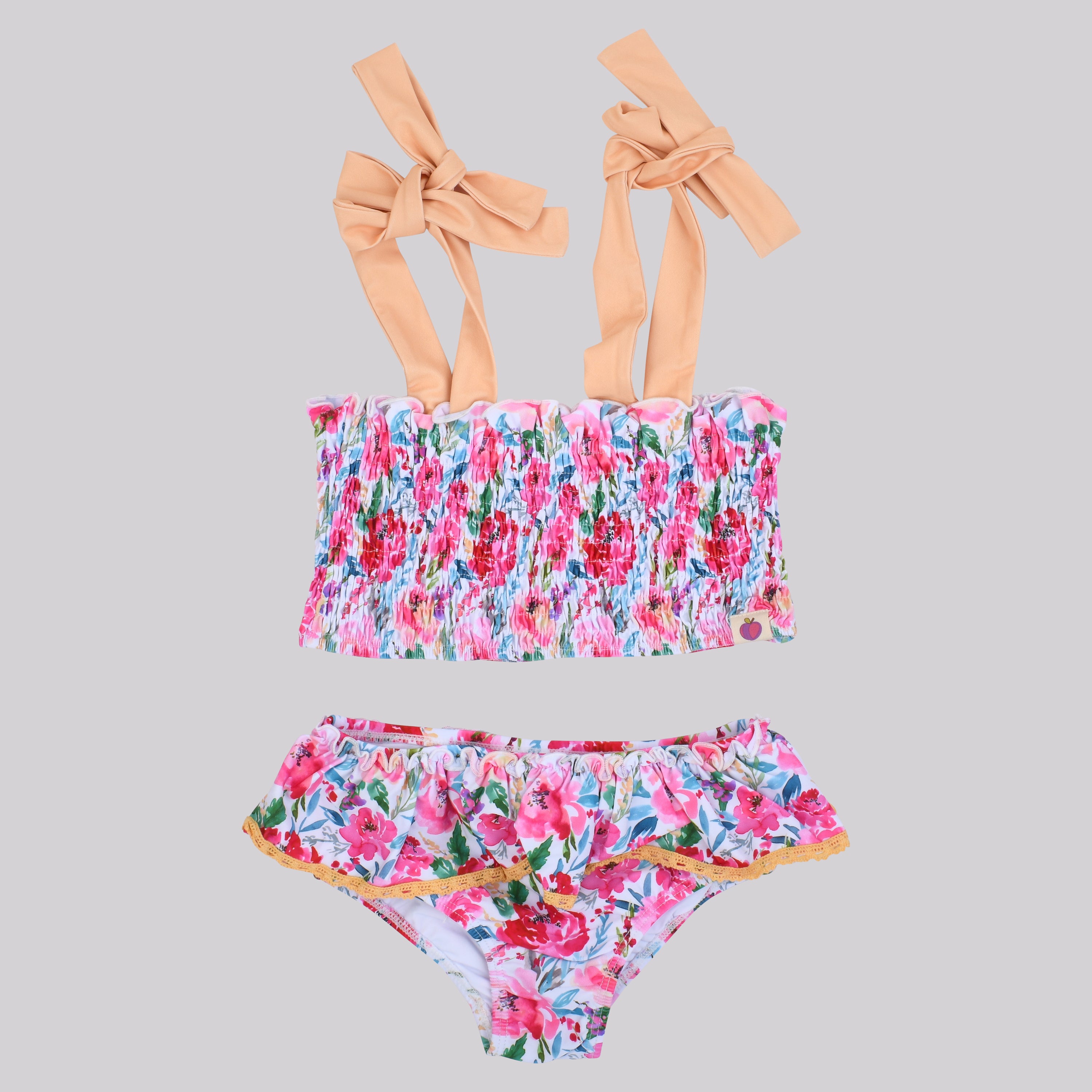 Waverly Shirred Swimsuit - Sakura Blossom