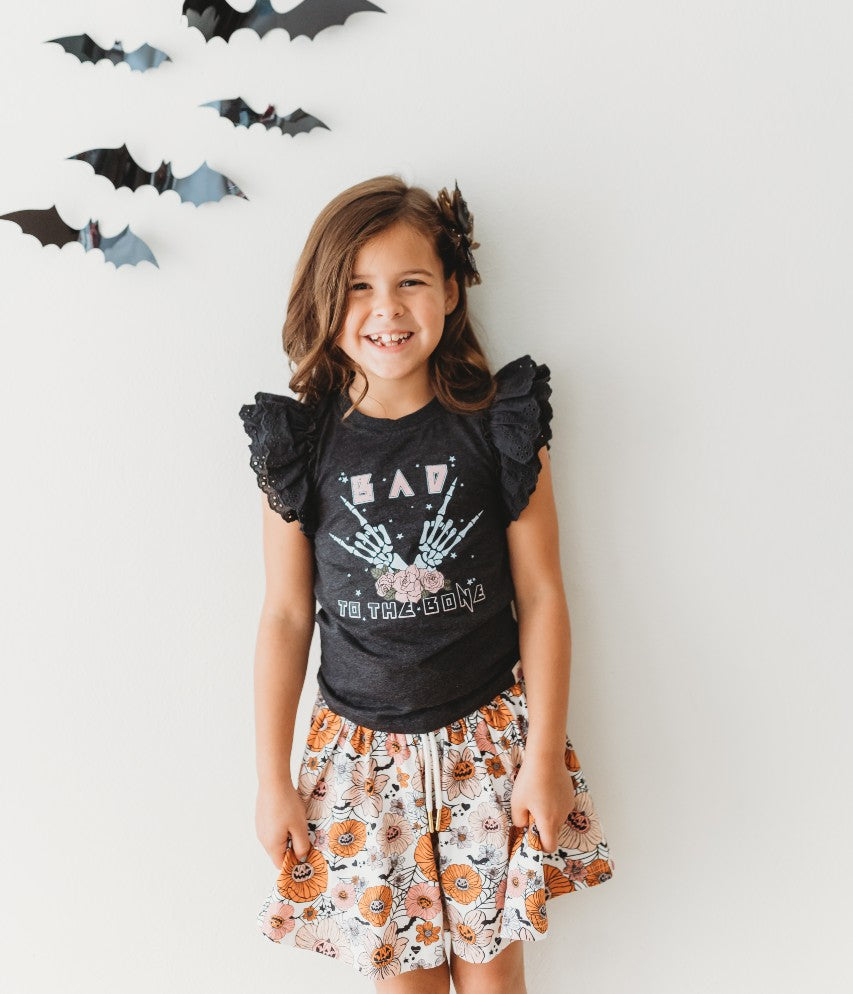 Vintage Eyelet Tee - Bad To The Bone