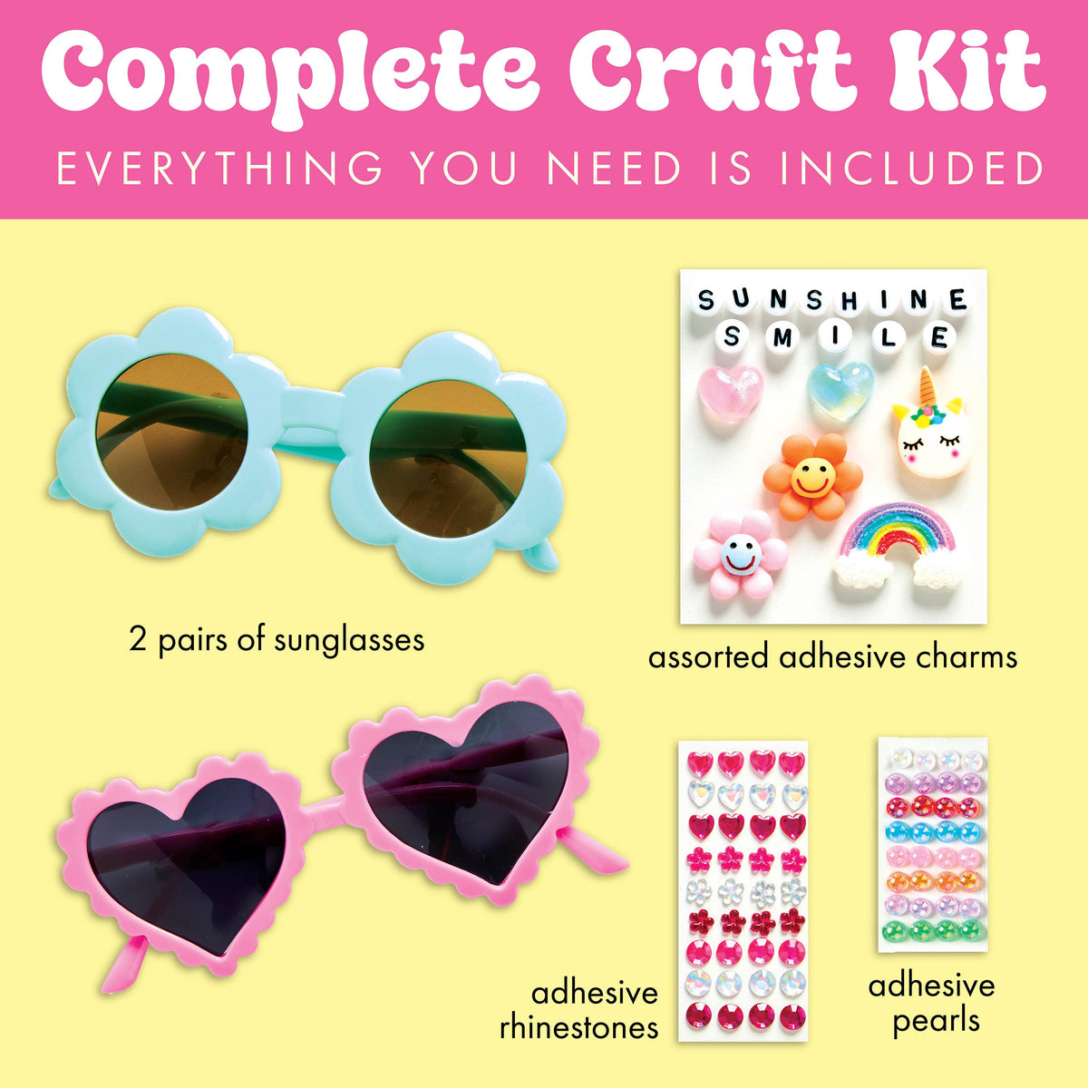 Chic Boutique DIY Sunglasses Kit for Kids