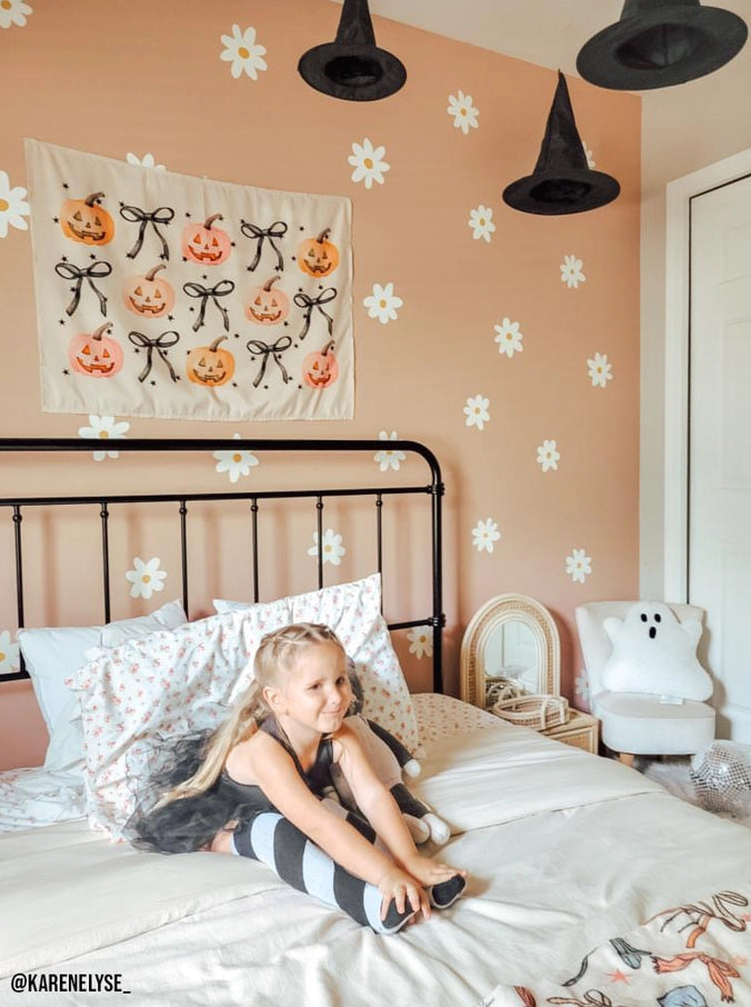 Coquette Pumpkins & Bows Banner 36 X 26"