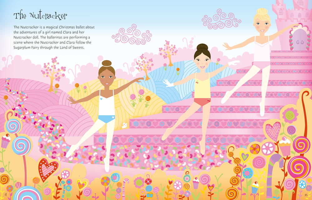 Sticker Dolly Dressing Ballerinas : Usborne
