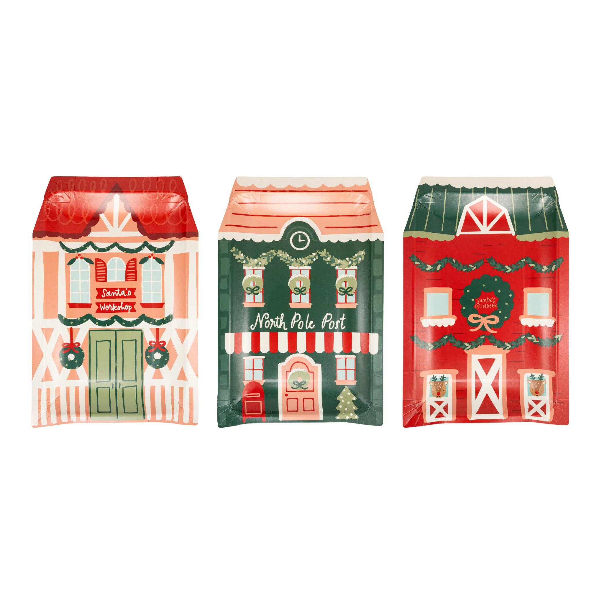 North Pole Plate Set - 9 PK