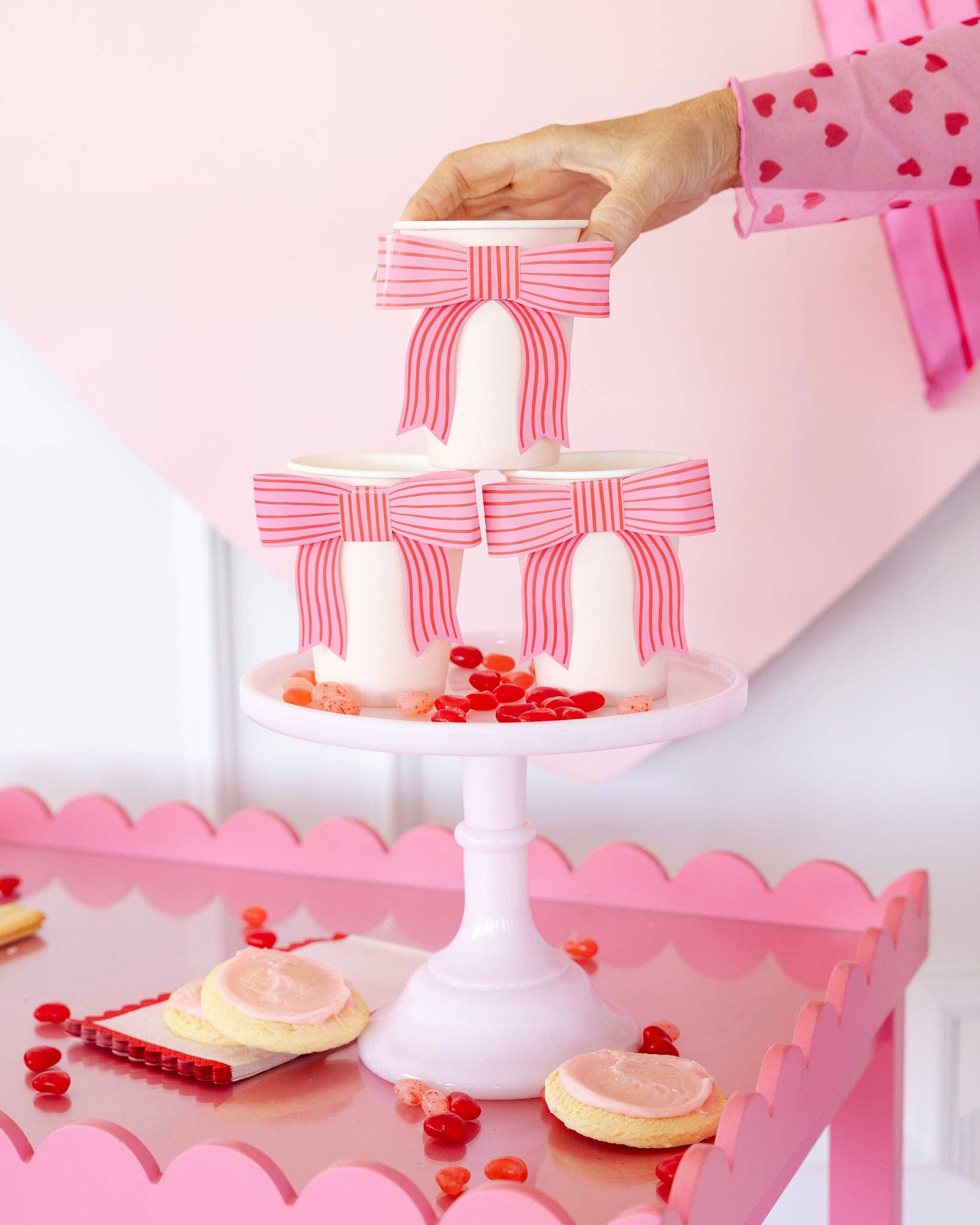 Bow Party Cup - 8 PK