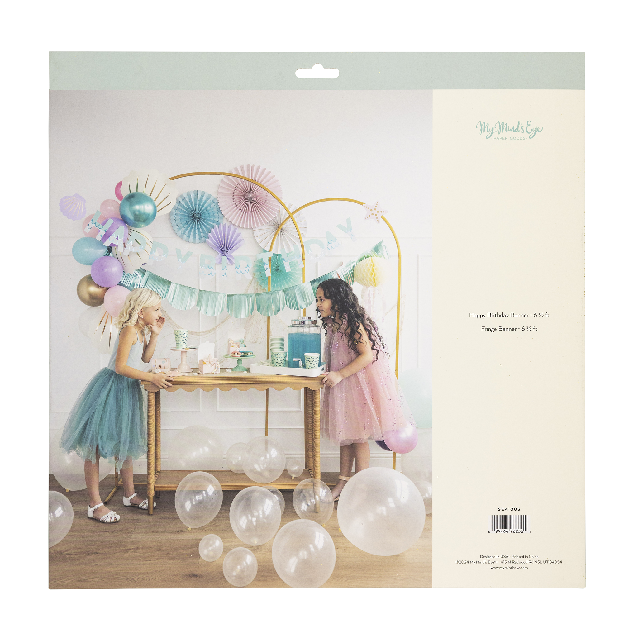 Under the Sea Birthday Jumbo Banner Set