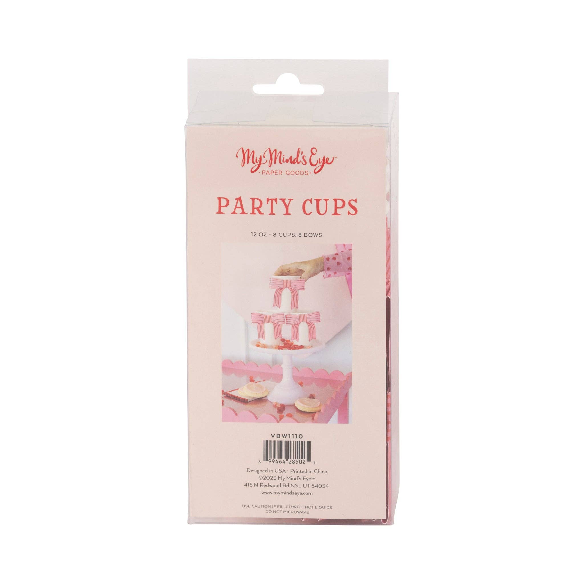 Bow Party Cup - 8 PK