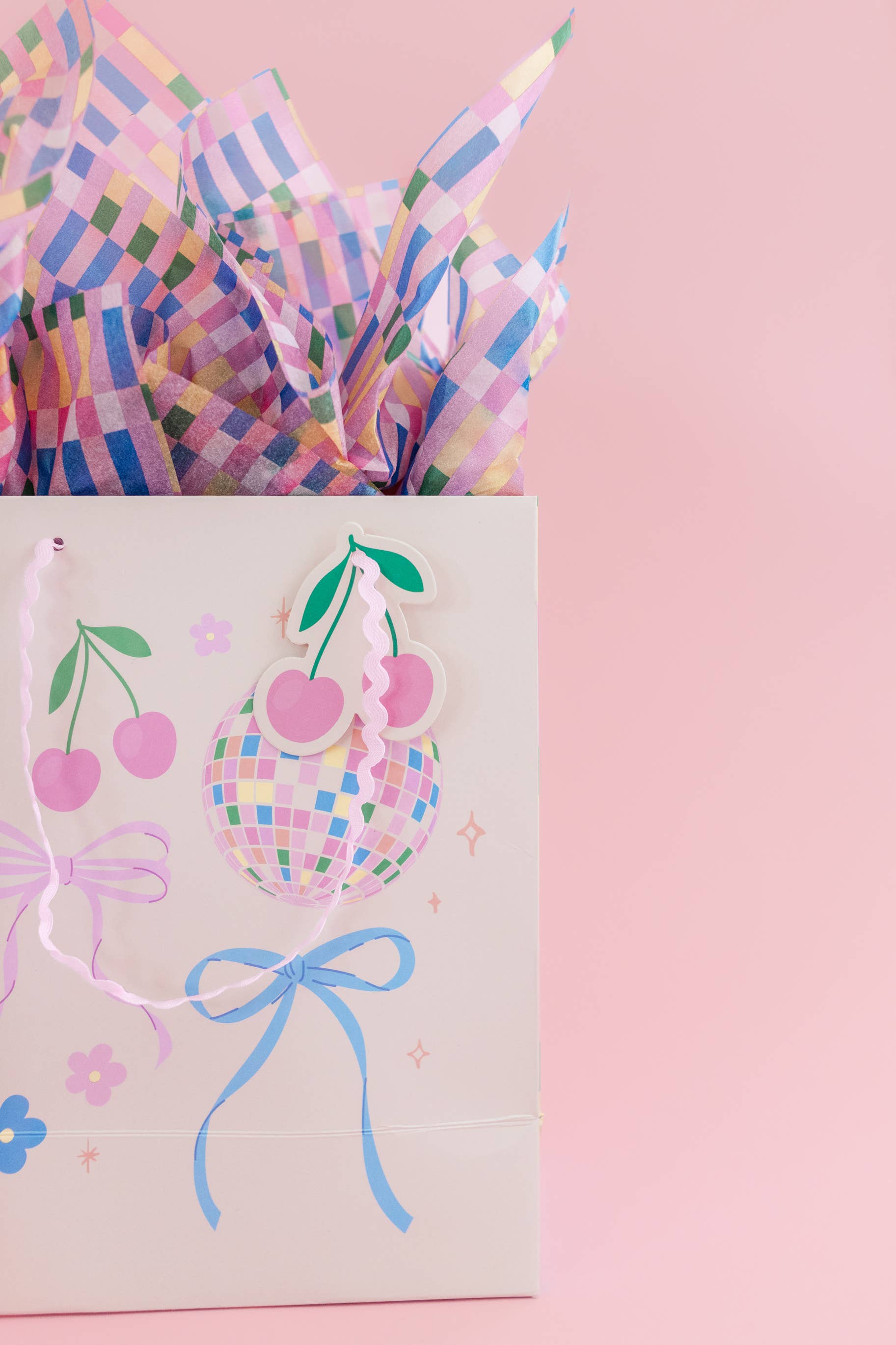 Bight Stripes Tissue Paper - 8 Sheets