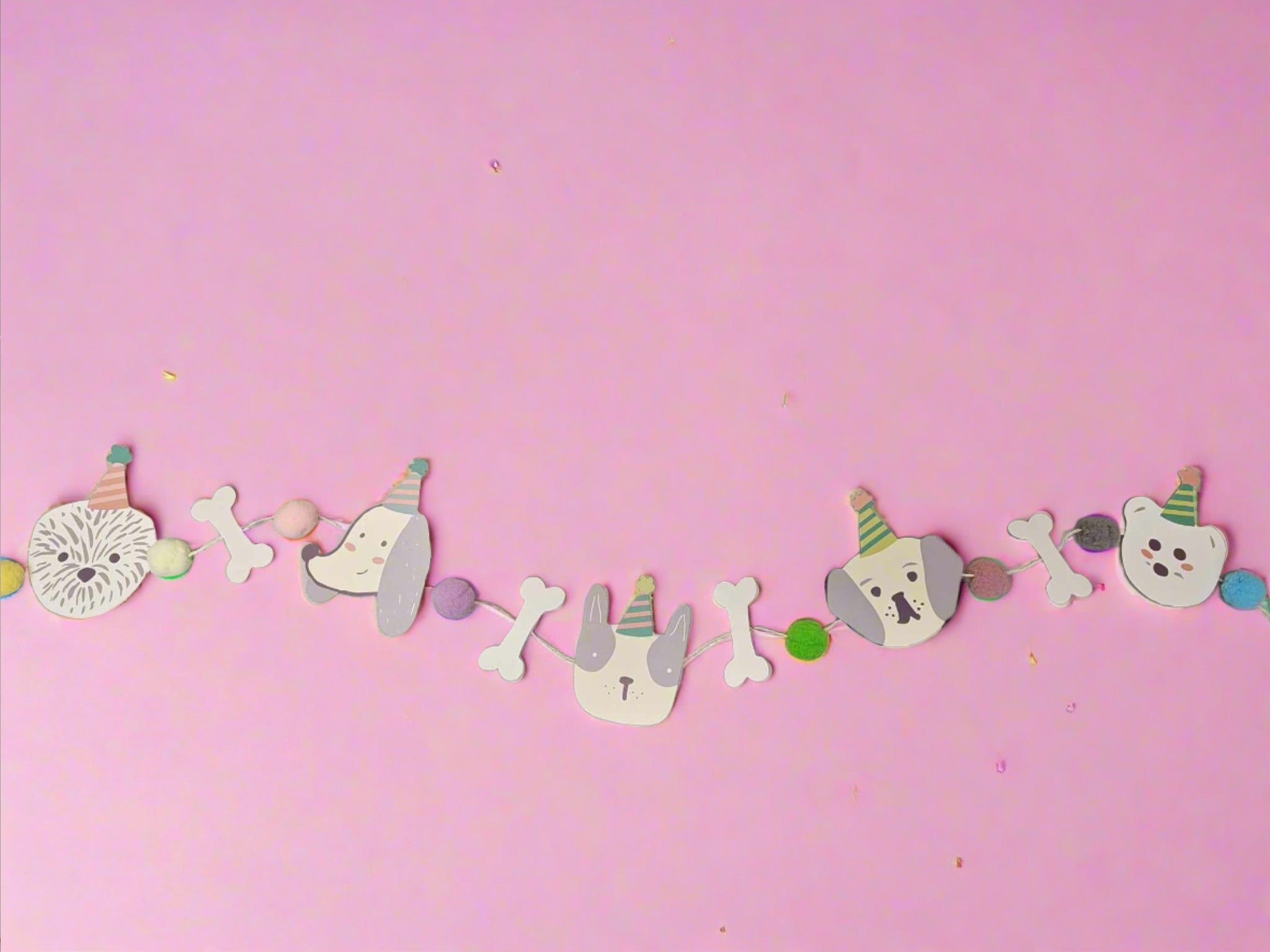 Puppy Dog Birthday Banner