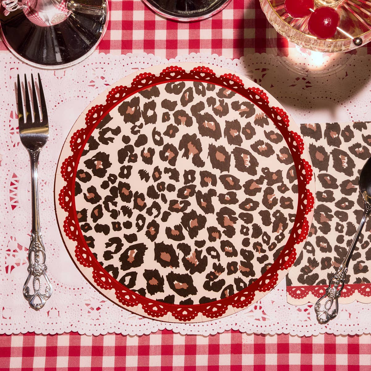 Cheetah Print Paper Plates - 25 pk