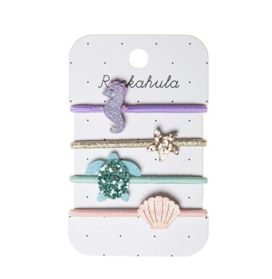 At The Beach Ponytail Holders