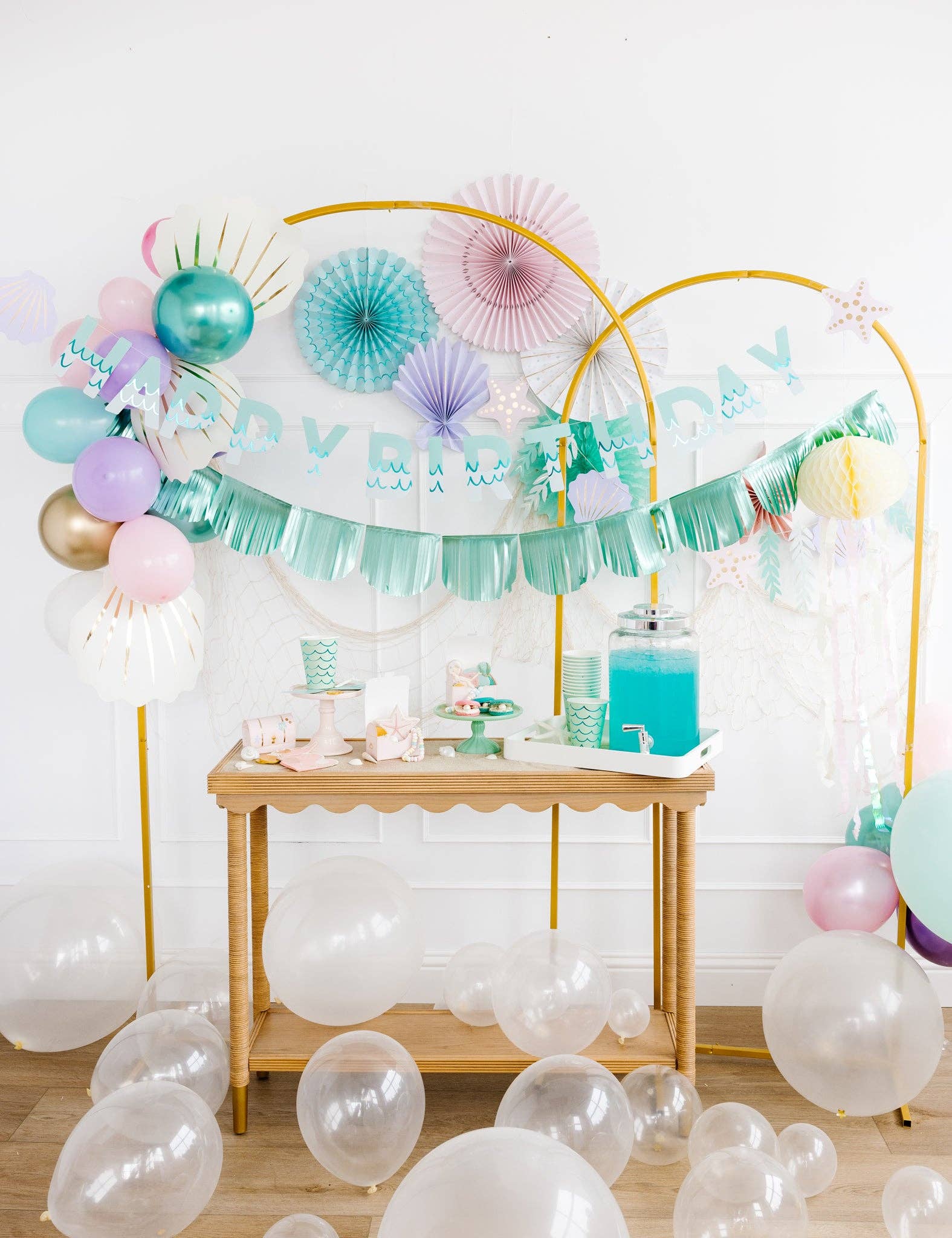 Under the Sea Birthday Jumbo Banner Set