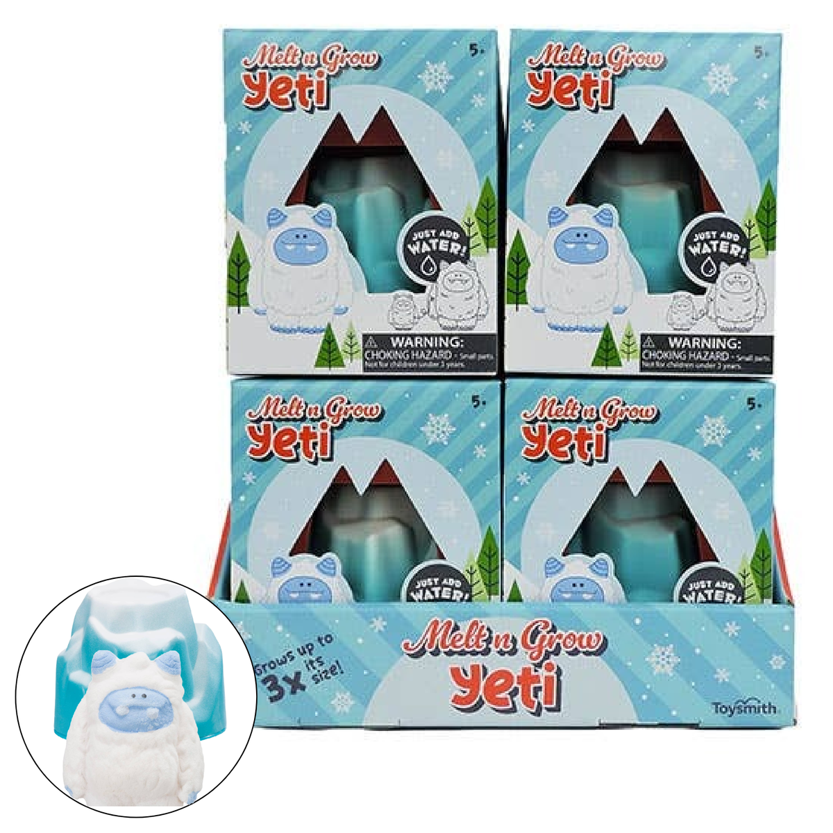Melt N Grow Yeti, Holiday, Christmas, stocking stuffer