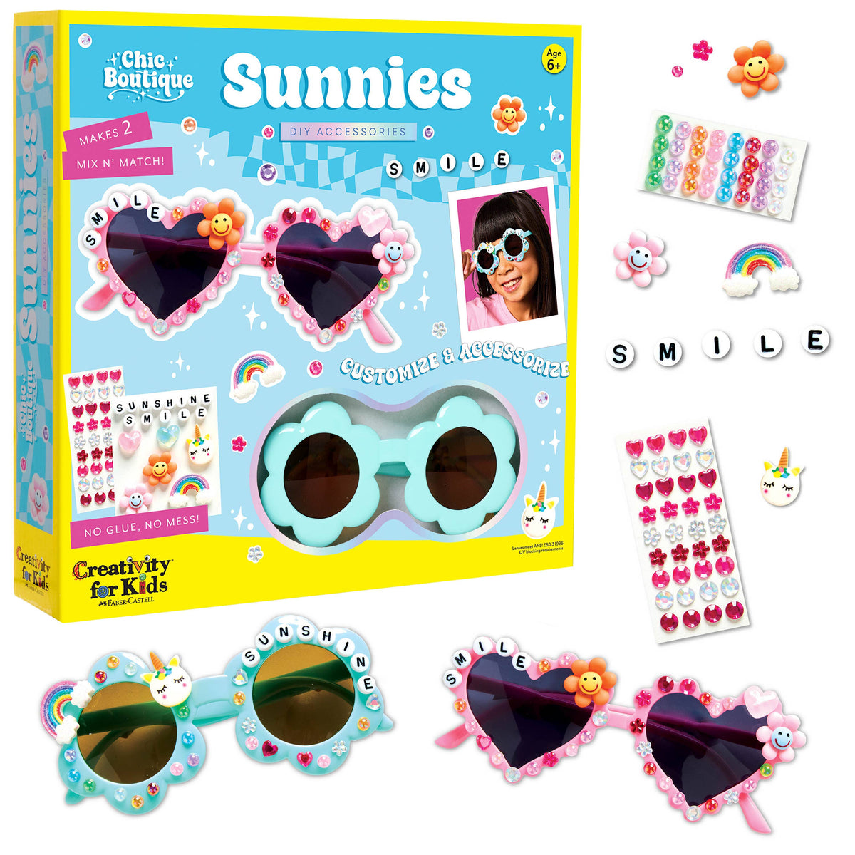 Chic Boutique DIY Sunglasses Kit for Kids