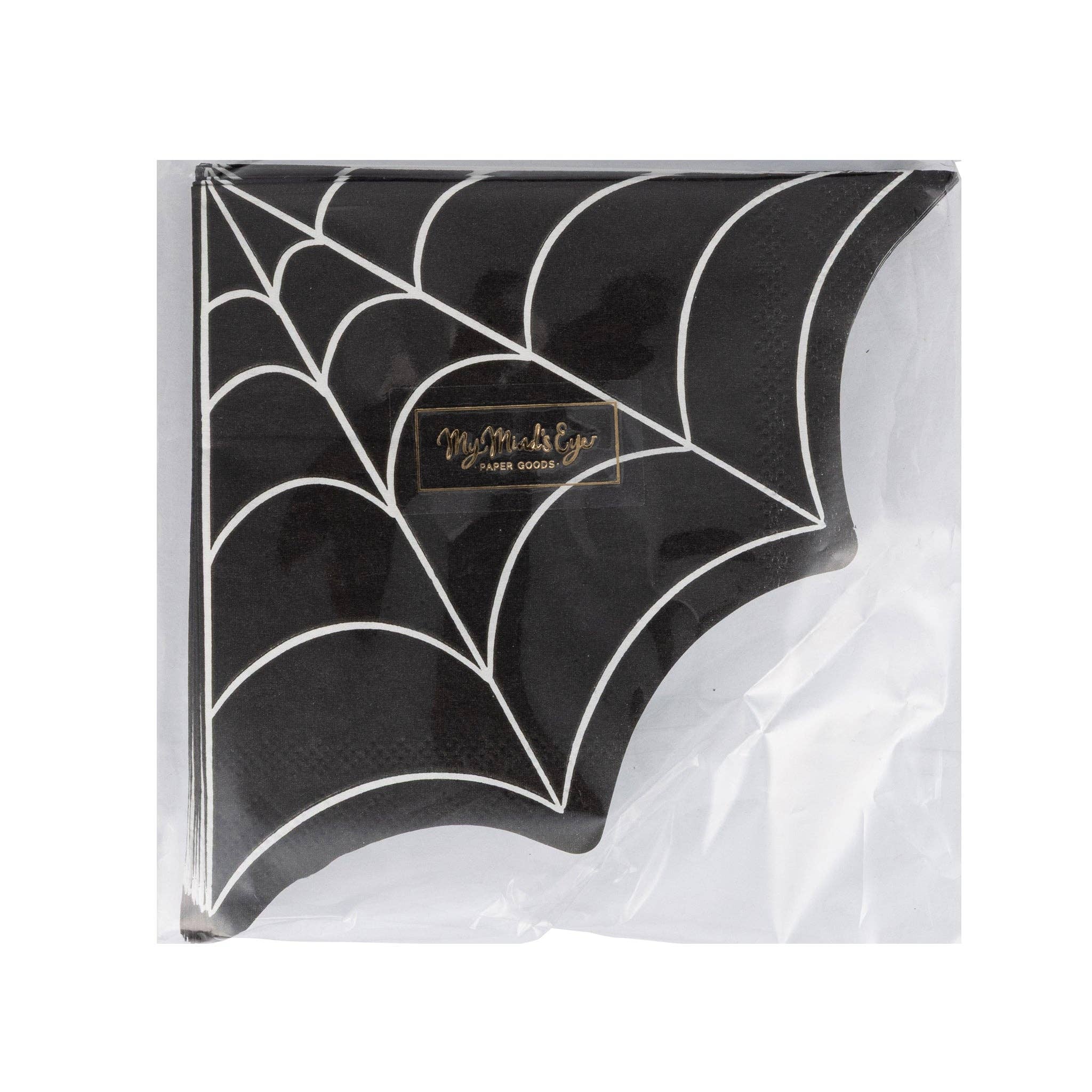 Spider Web Cocktail Napkin - 24 PK