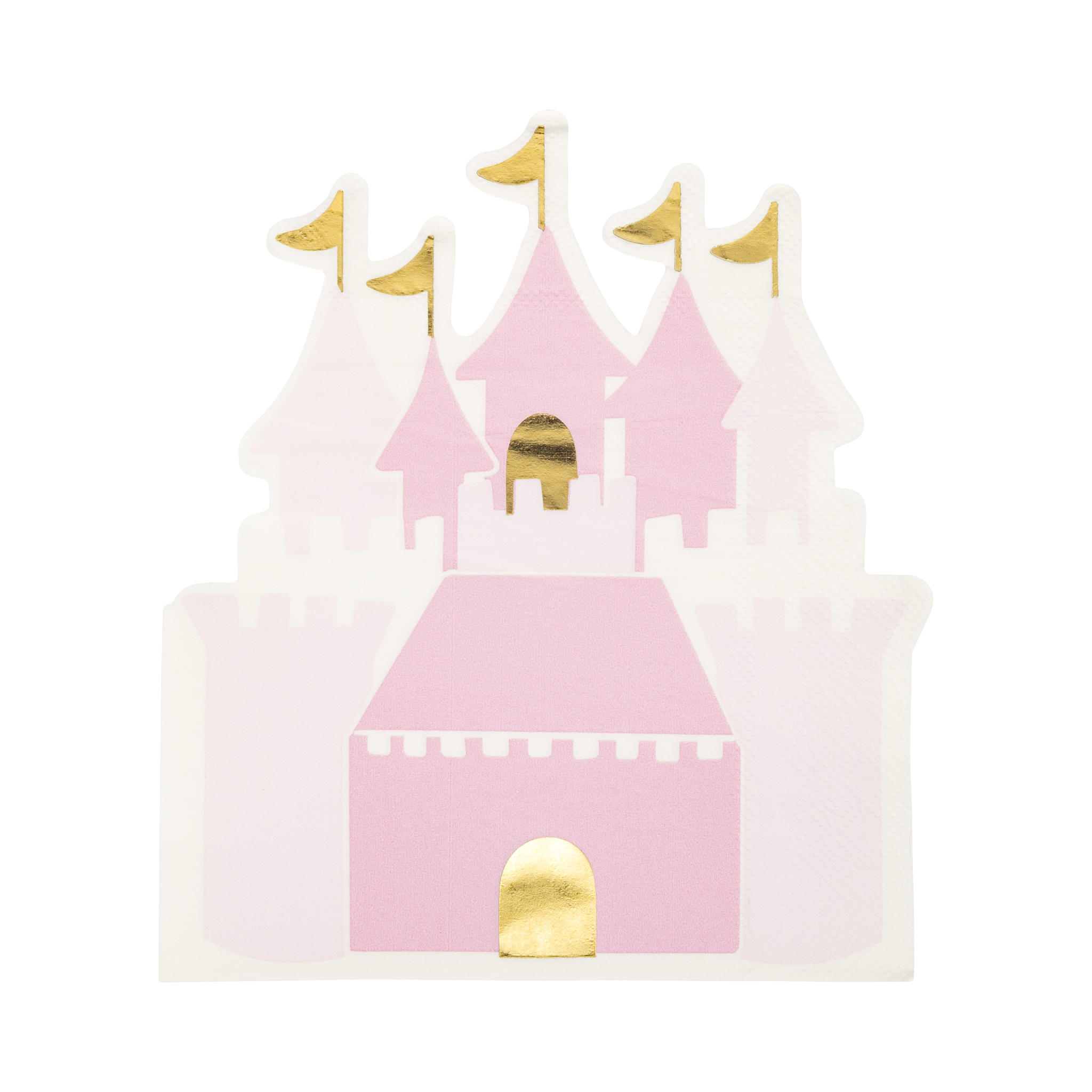 Princess Castle Shaped Napkin - 18 PK