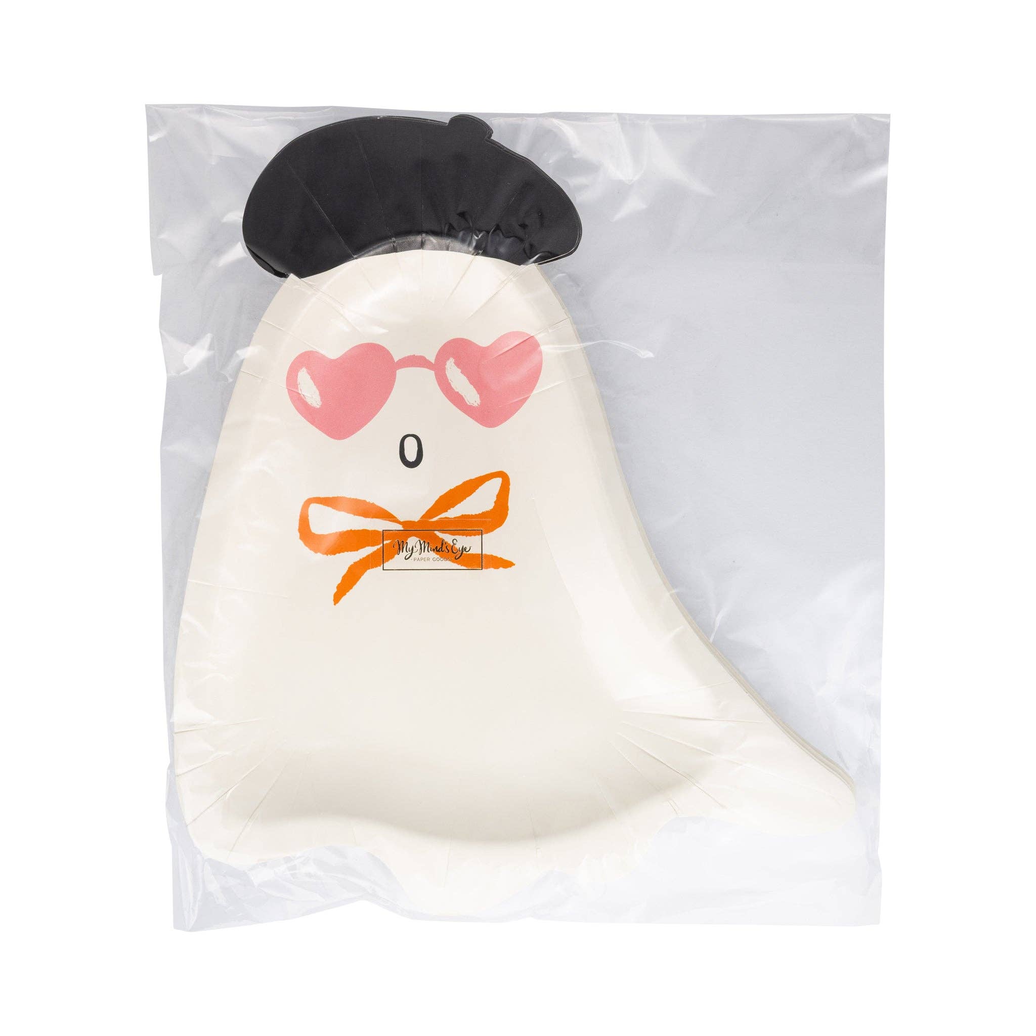Boo La La Ghost Shaped Paper Plate - 8 PK