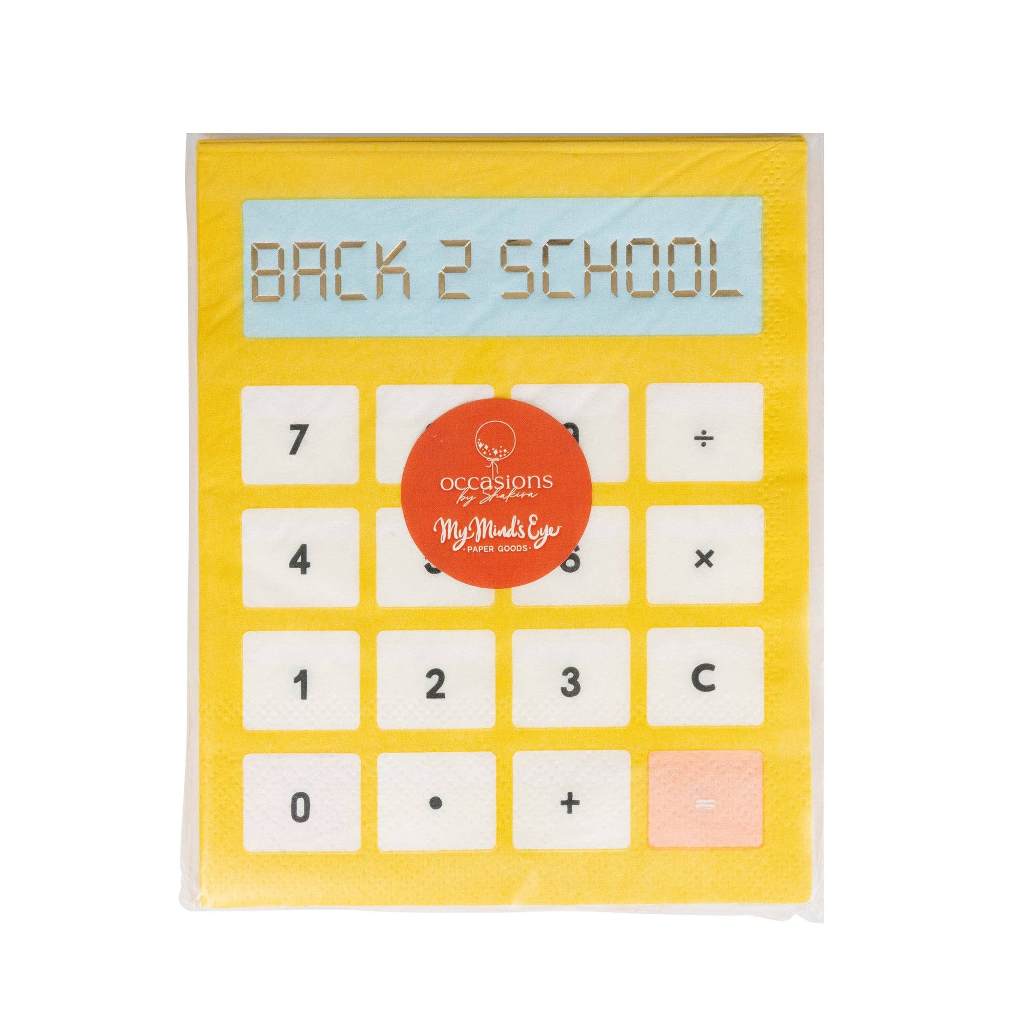 Calculator Paper Guest Napkin - 18 PK