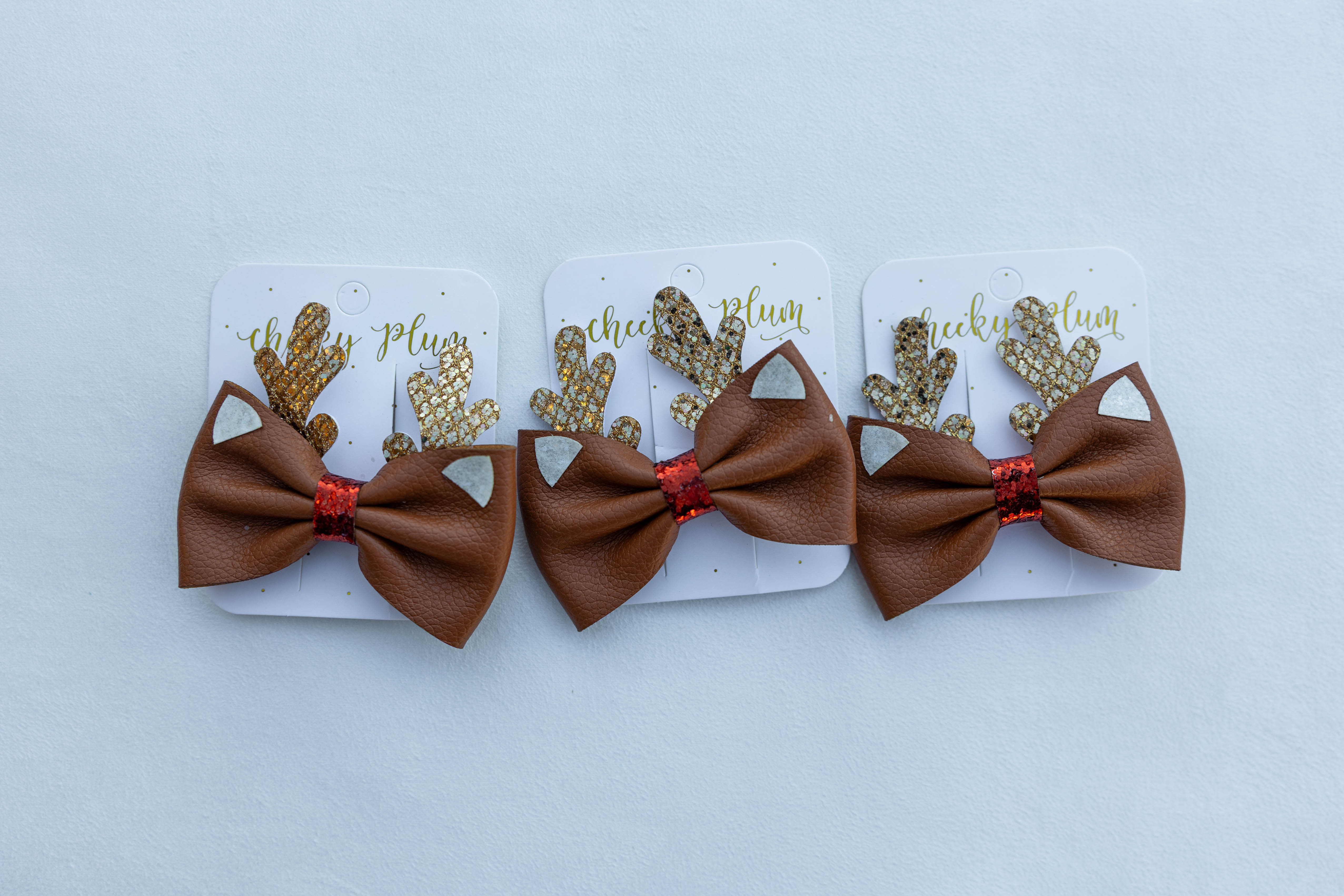 Merry Deer Hair Bow