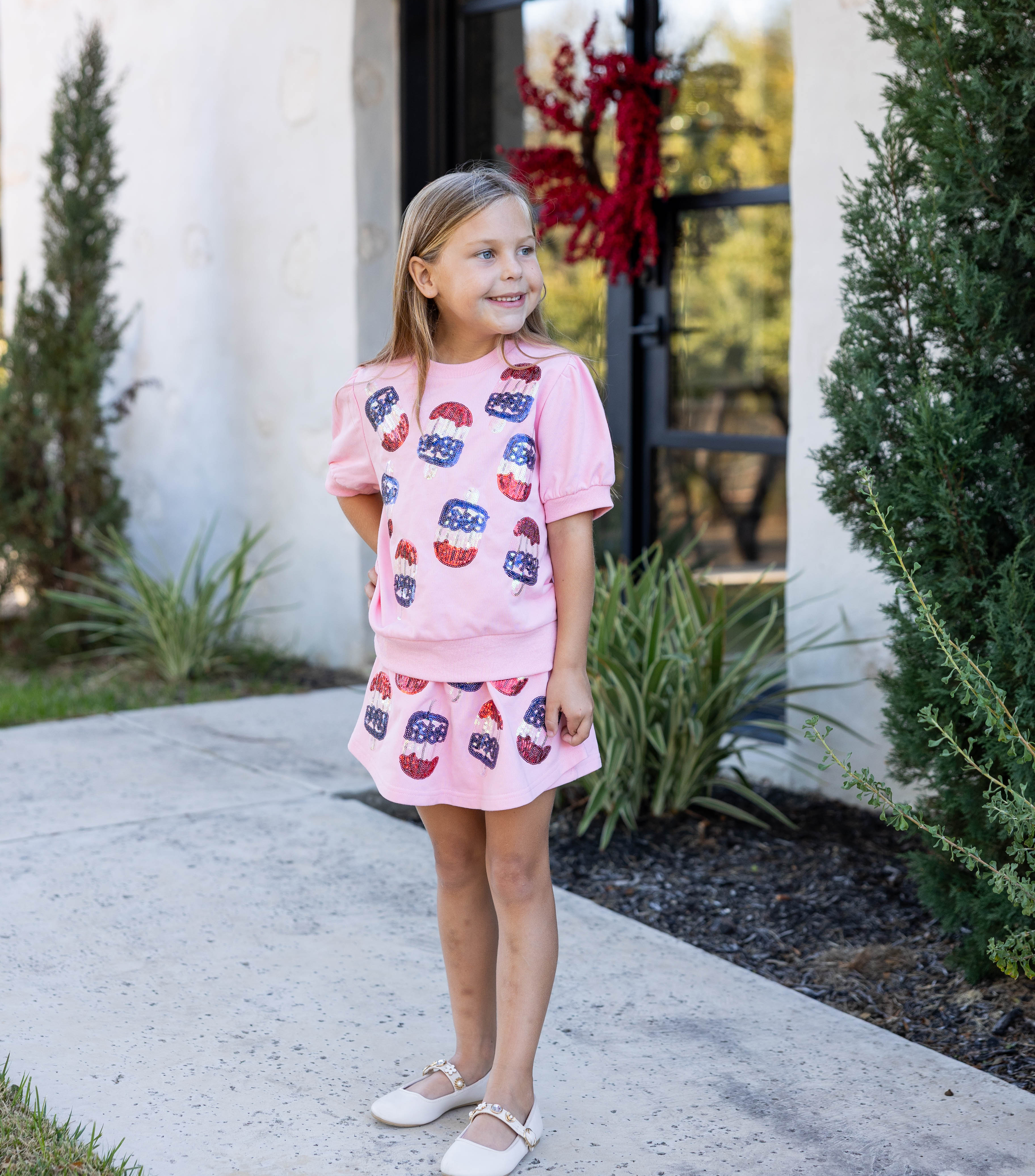 Sweater Top - Patriotic Popsicle Sequin