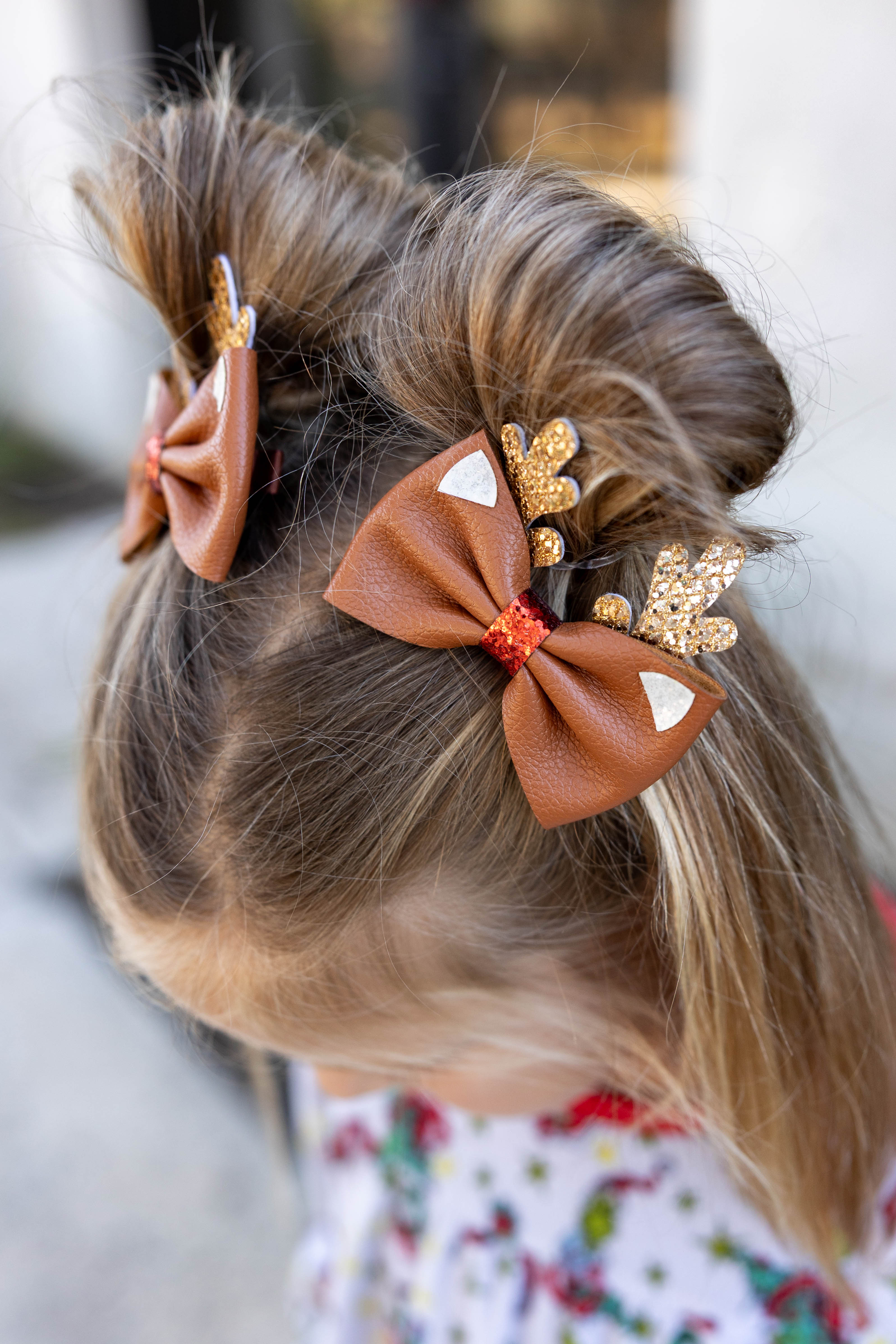 Merry Deer Hair Bow