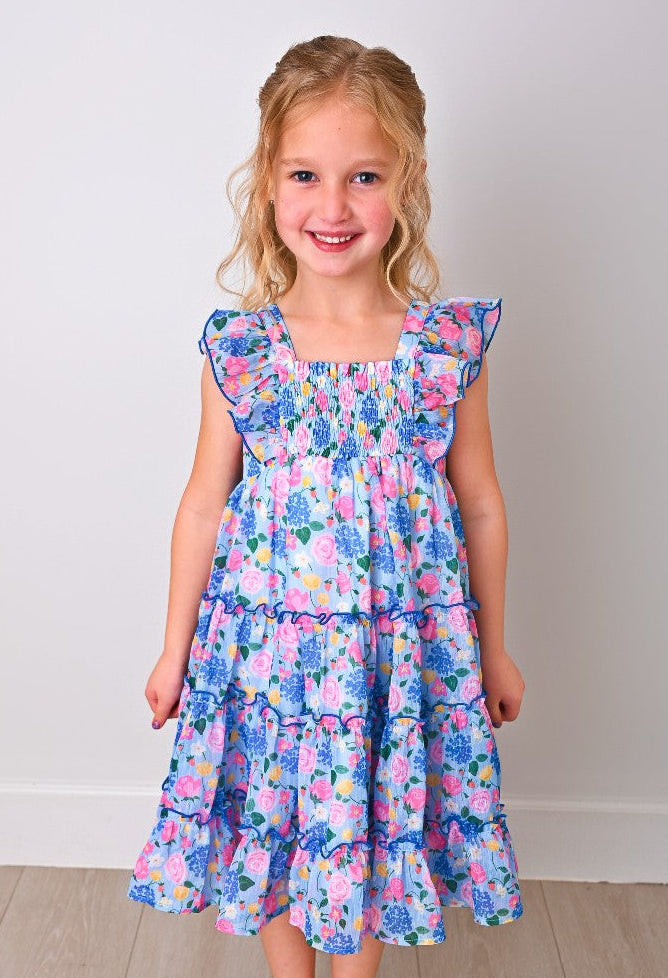 Brielle Dress - Floral Fairytale