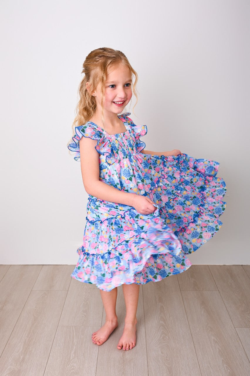 Brielle Dress - Floral Fairytale