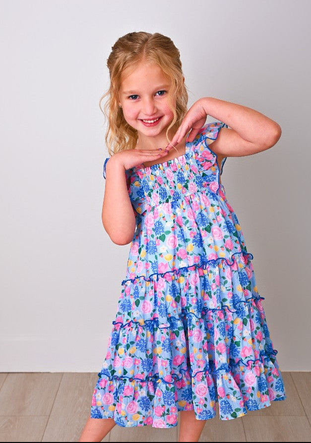 Brielle Dress - Floral Fairytale