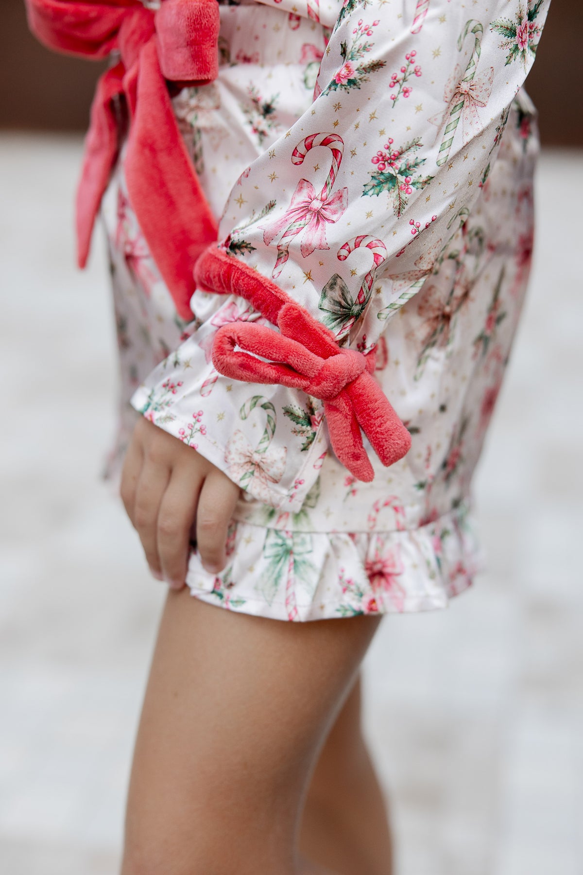 Satin Loungewear Set - Peppermint Promenade (Pre-Order ships early November)