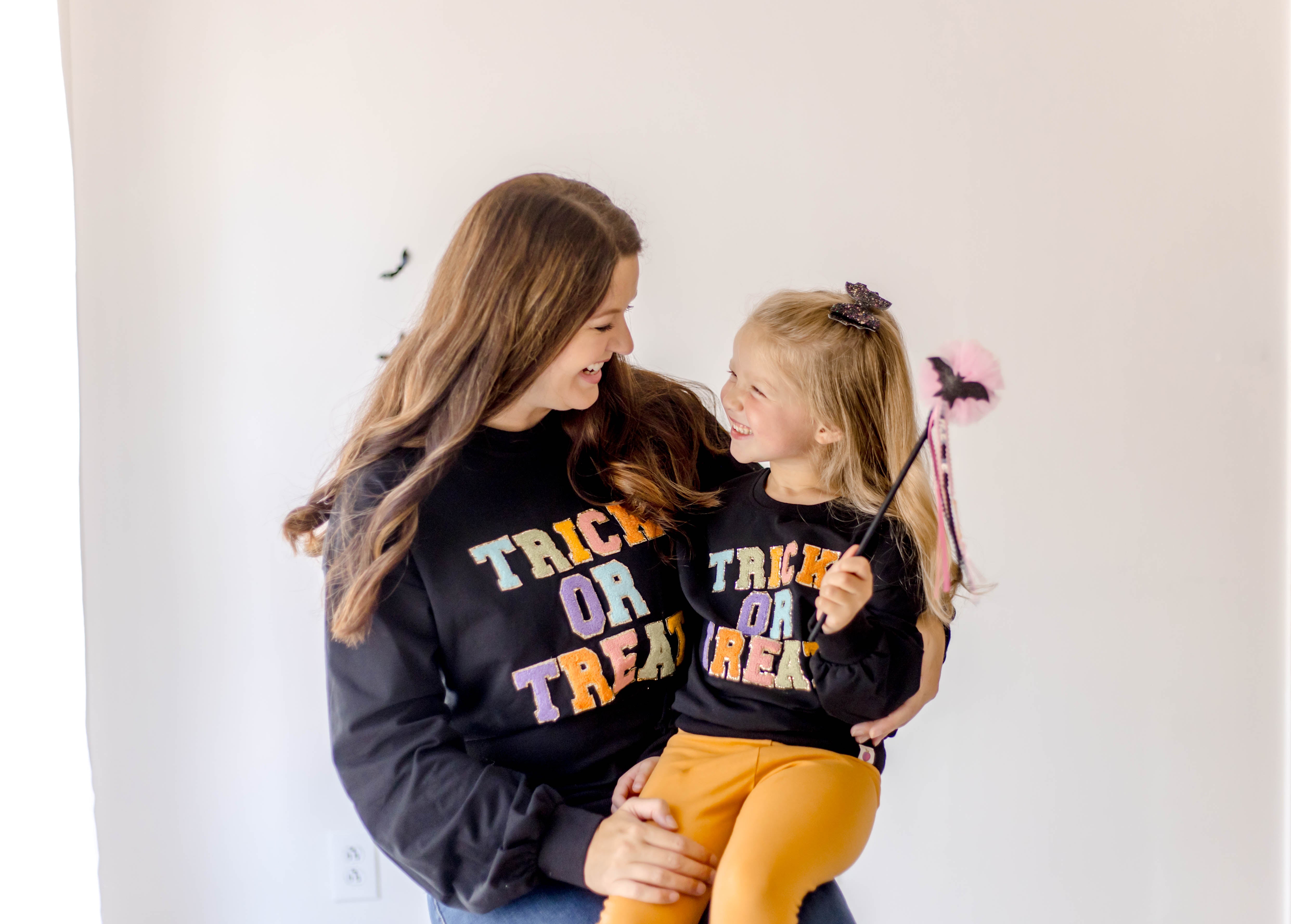 Chenille Sweatshirt - Trick or Treat