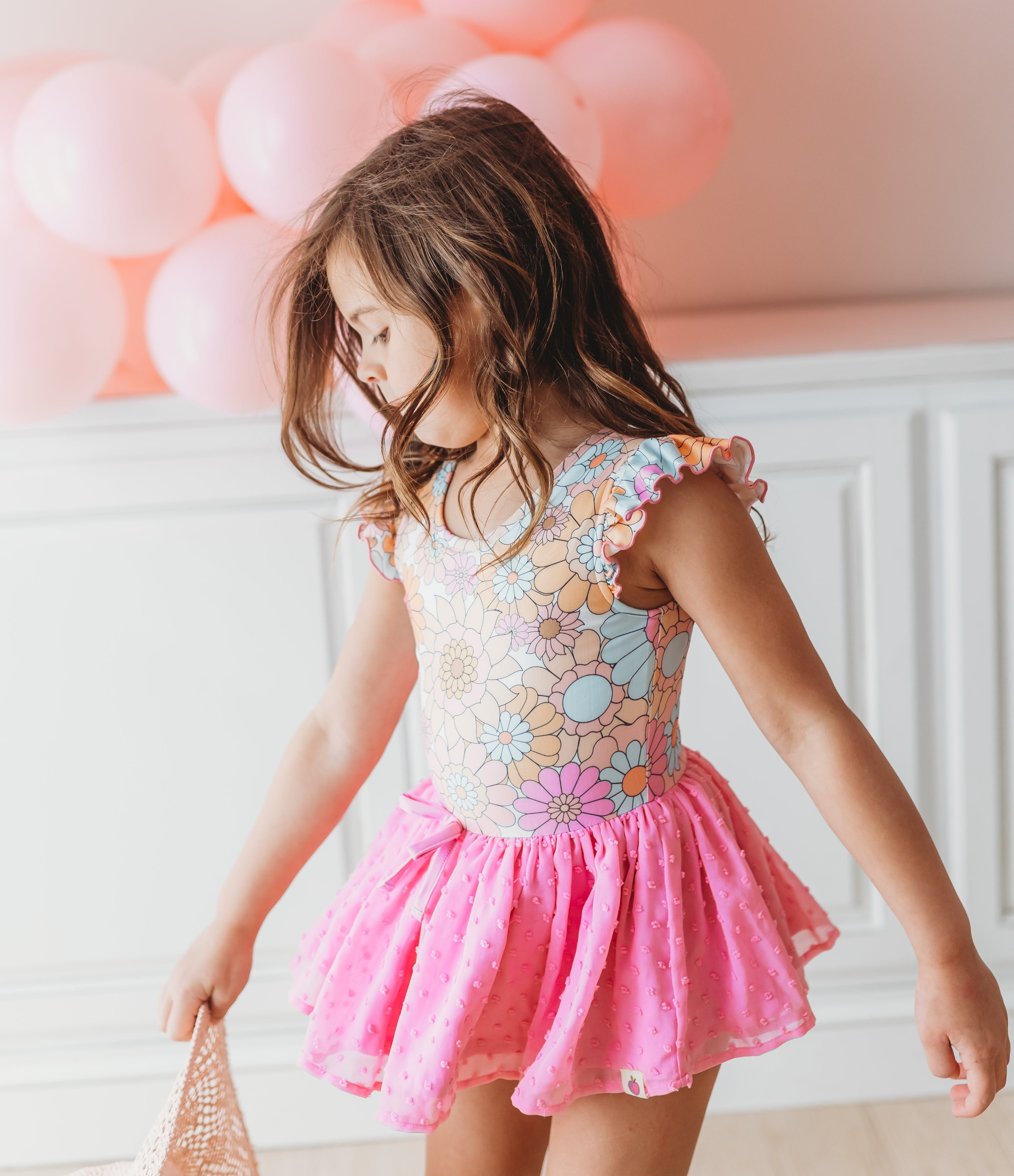 Farrah Clipdot Leotard - Groovy Gal