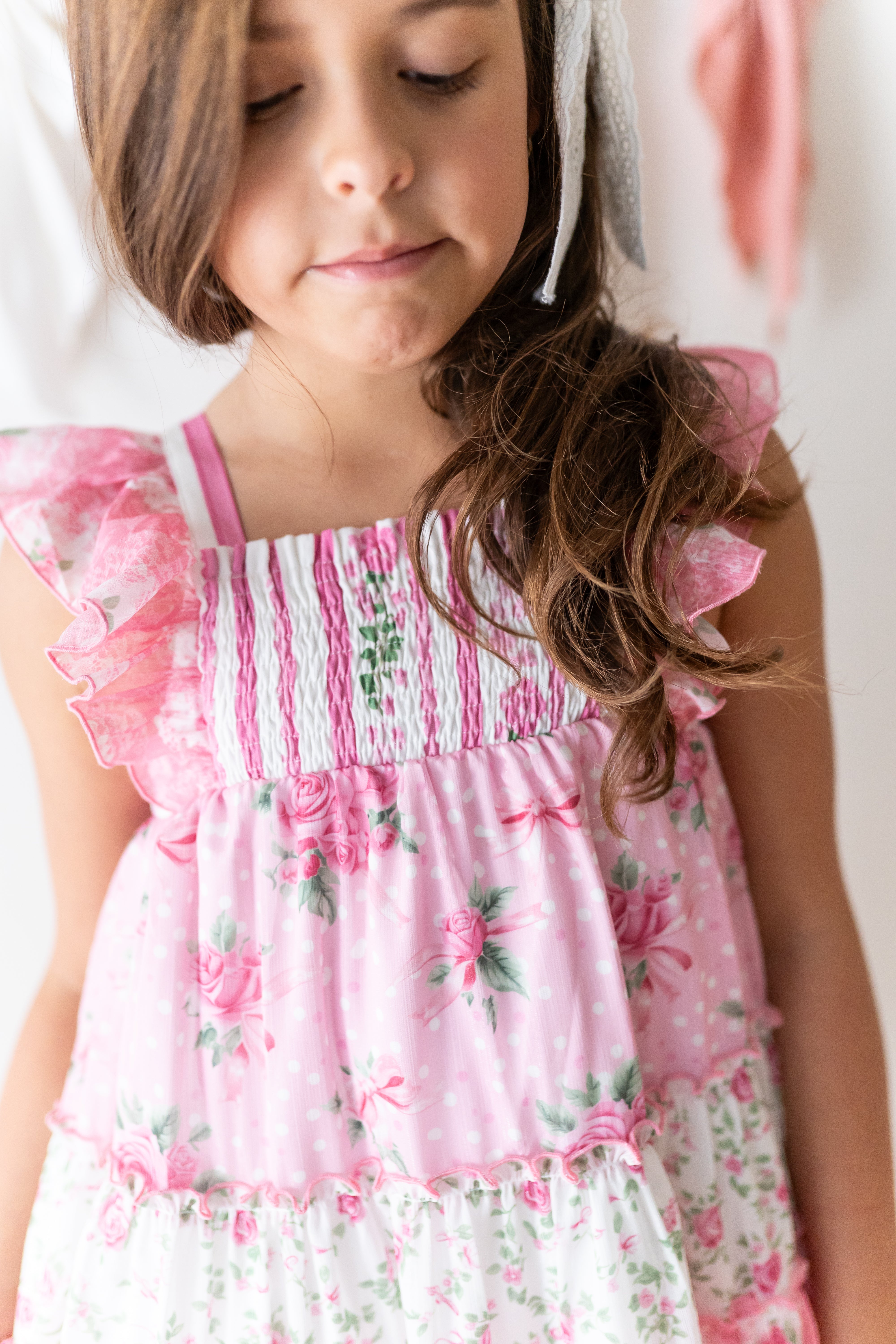 Brielle Shimmer Dress - Cupids Garden