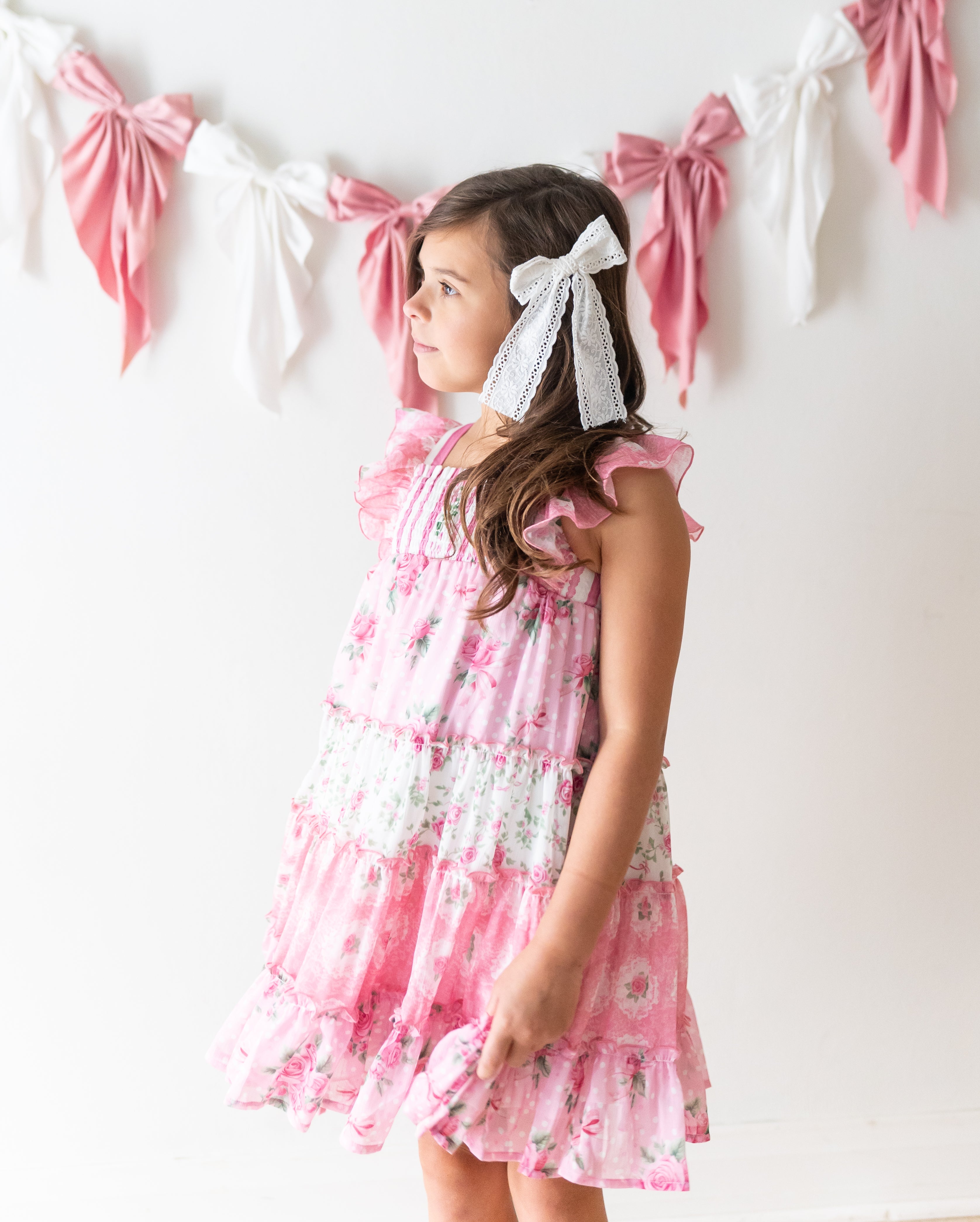 Brielle Shimmer Dress - Cupids Garden