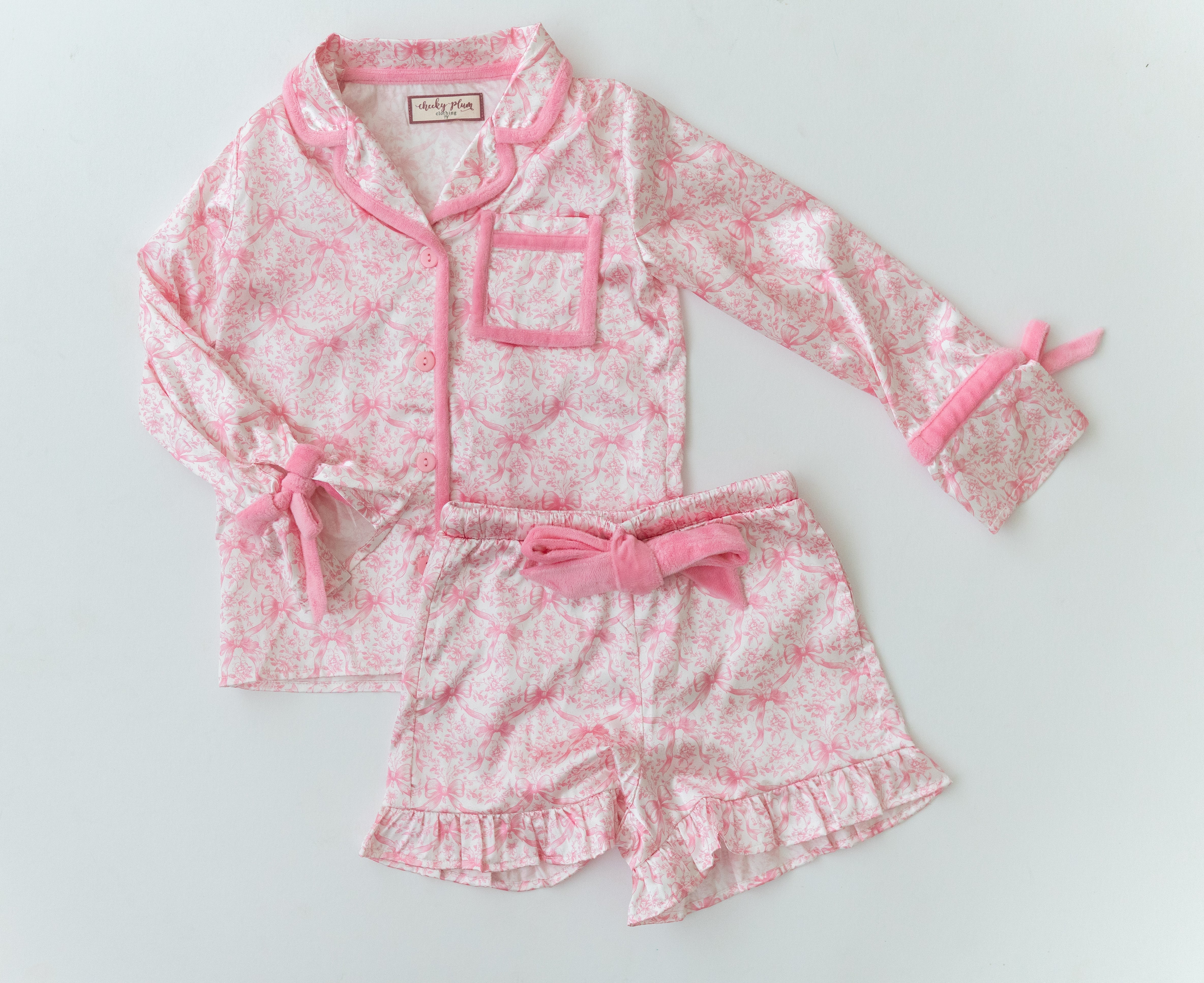 Satin Loungewear Set - Heirloom Rose
