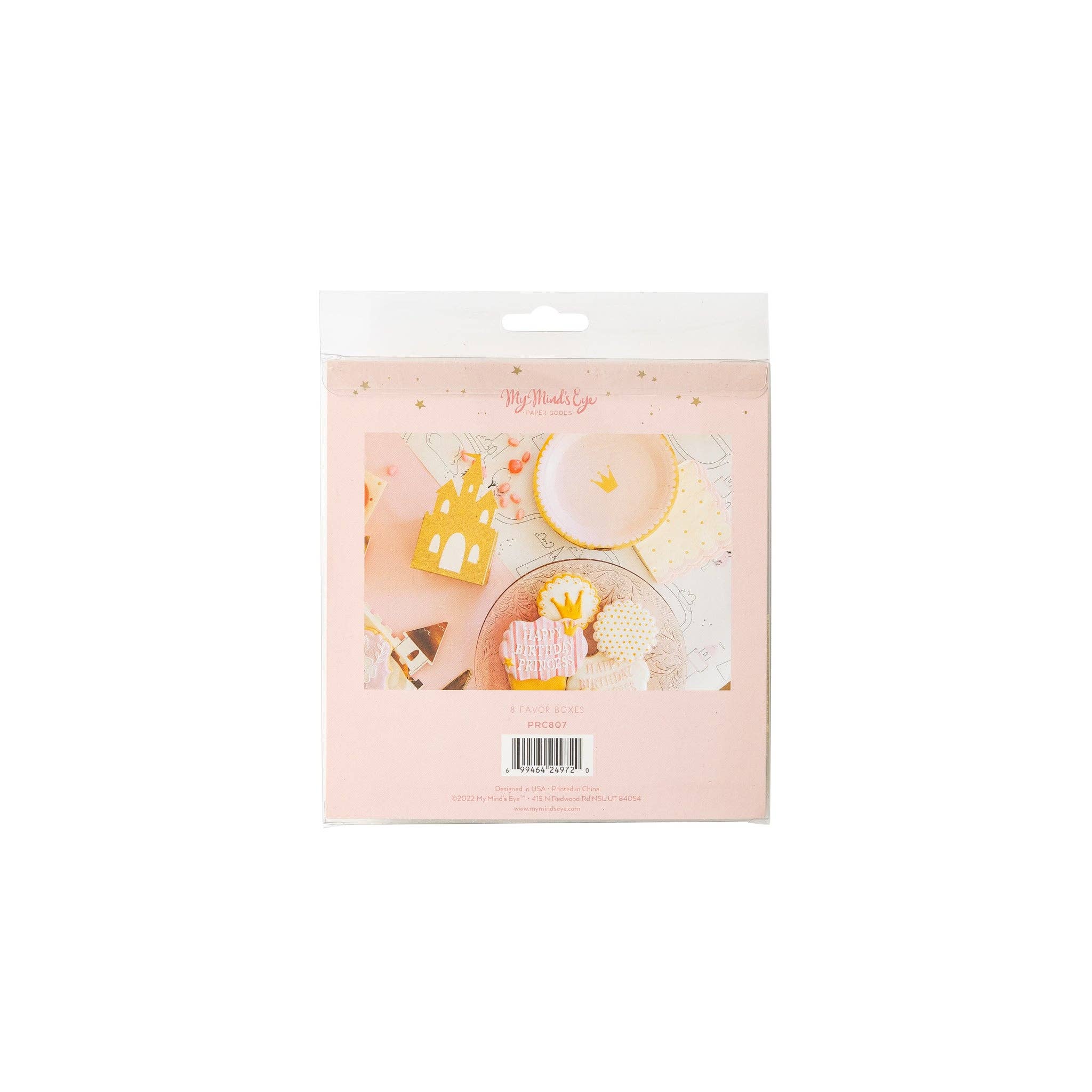 Princess Castle Favor Boxes - 8 PK