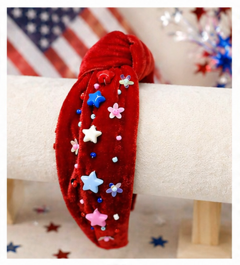Beaded Headband - Miss Americana (Multiple Color Options)