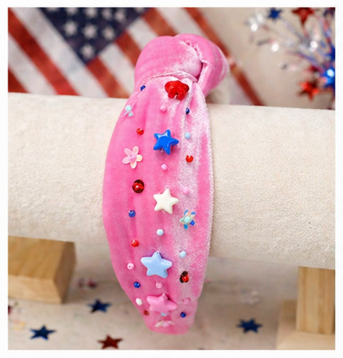 Beaded Headband - Miss Americana (Multiple Color Options)