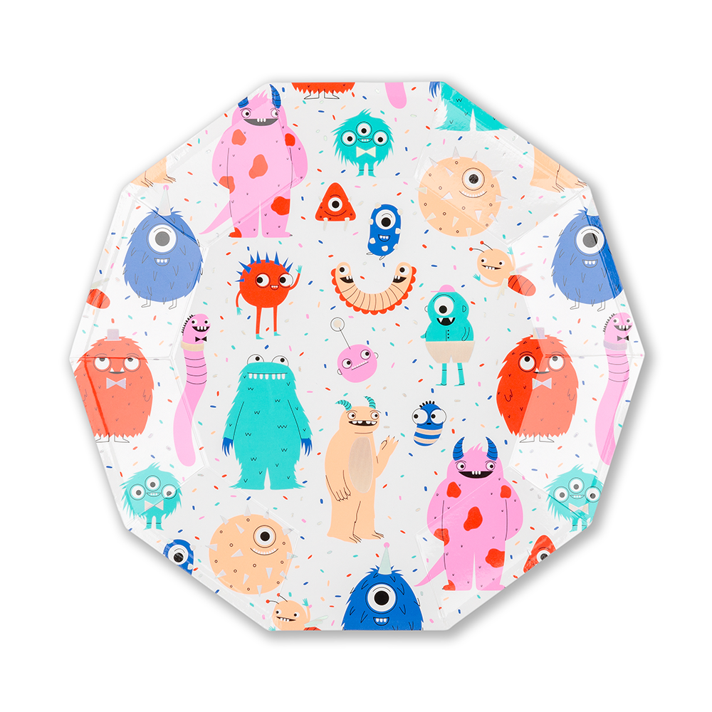 Little Monsters Dinner Party Plates - 8 Pk.